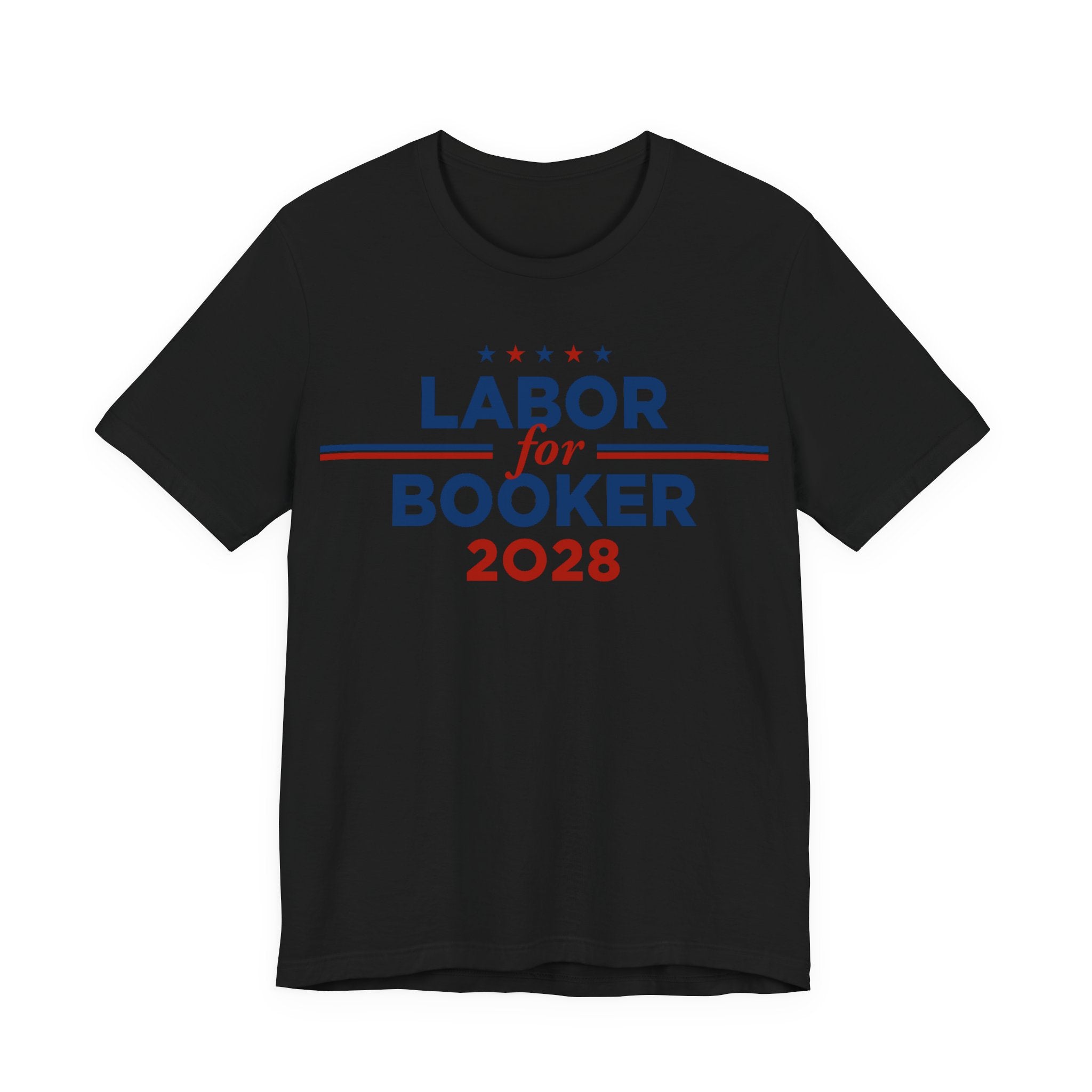 Labor for Cory Booker for President Campaign T-Shirt 2028