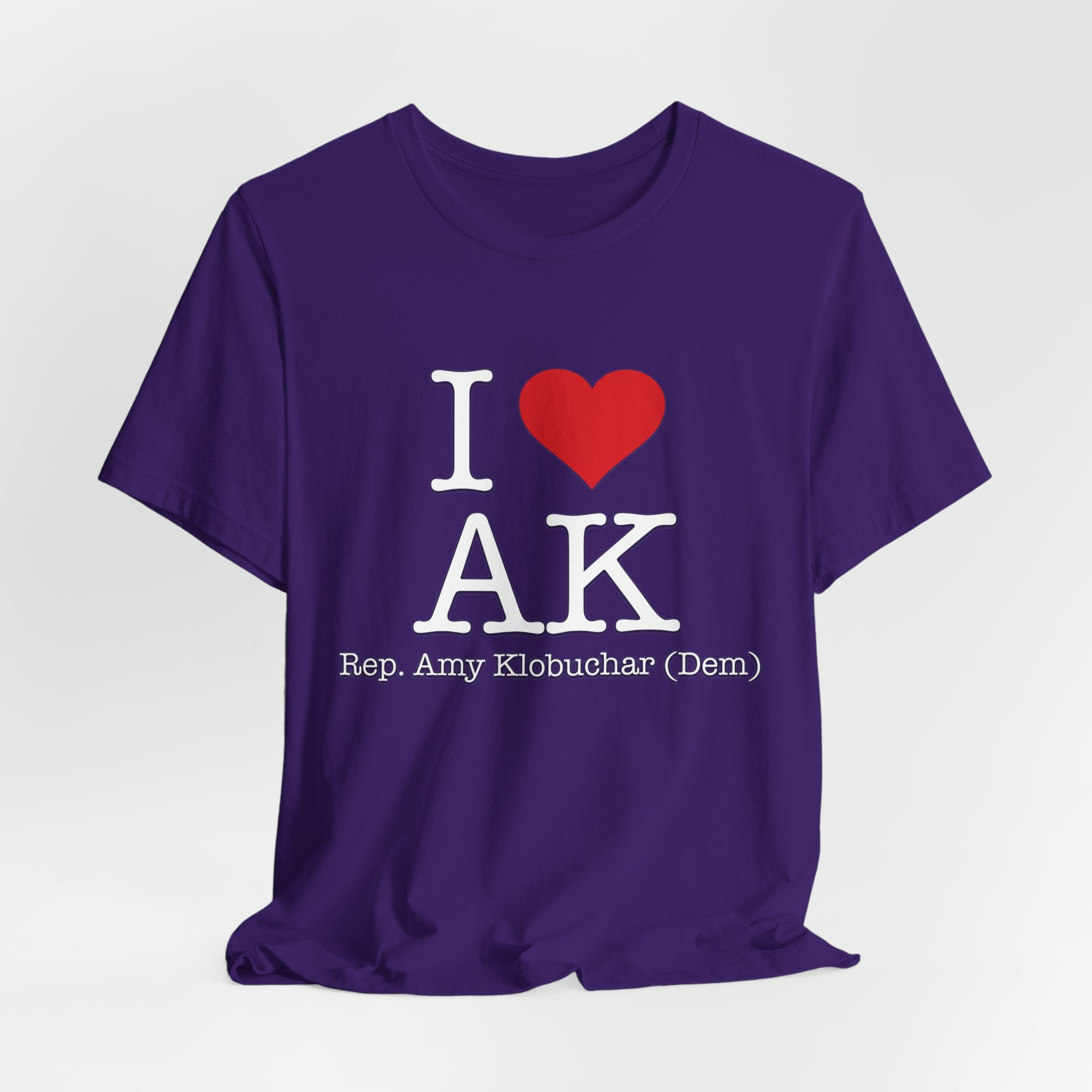 I Love Amy Klobuchar - Caring Brilliant Congressman - House of Representatives Minnesota Unisex Jersey Short Sleeve T-Shirt