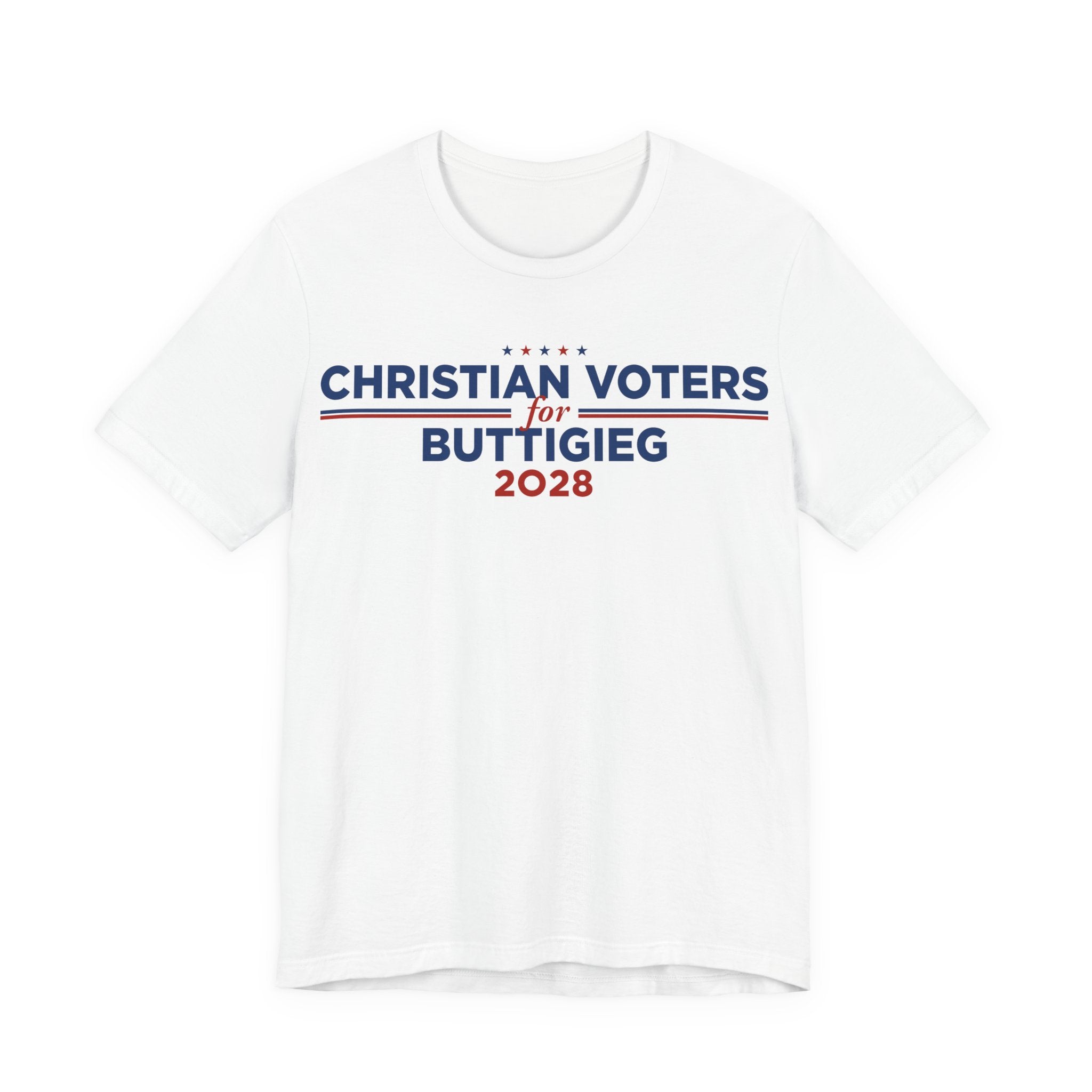 Christian Voters for Pete Buttigieg for President Campaign T-Shirt 2028