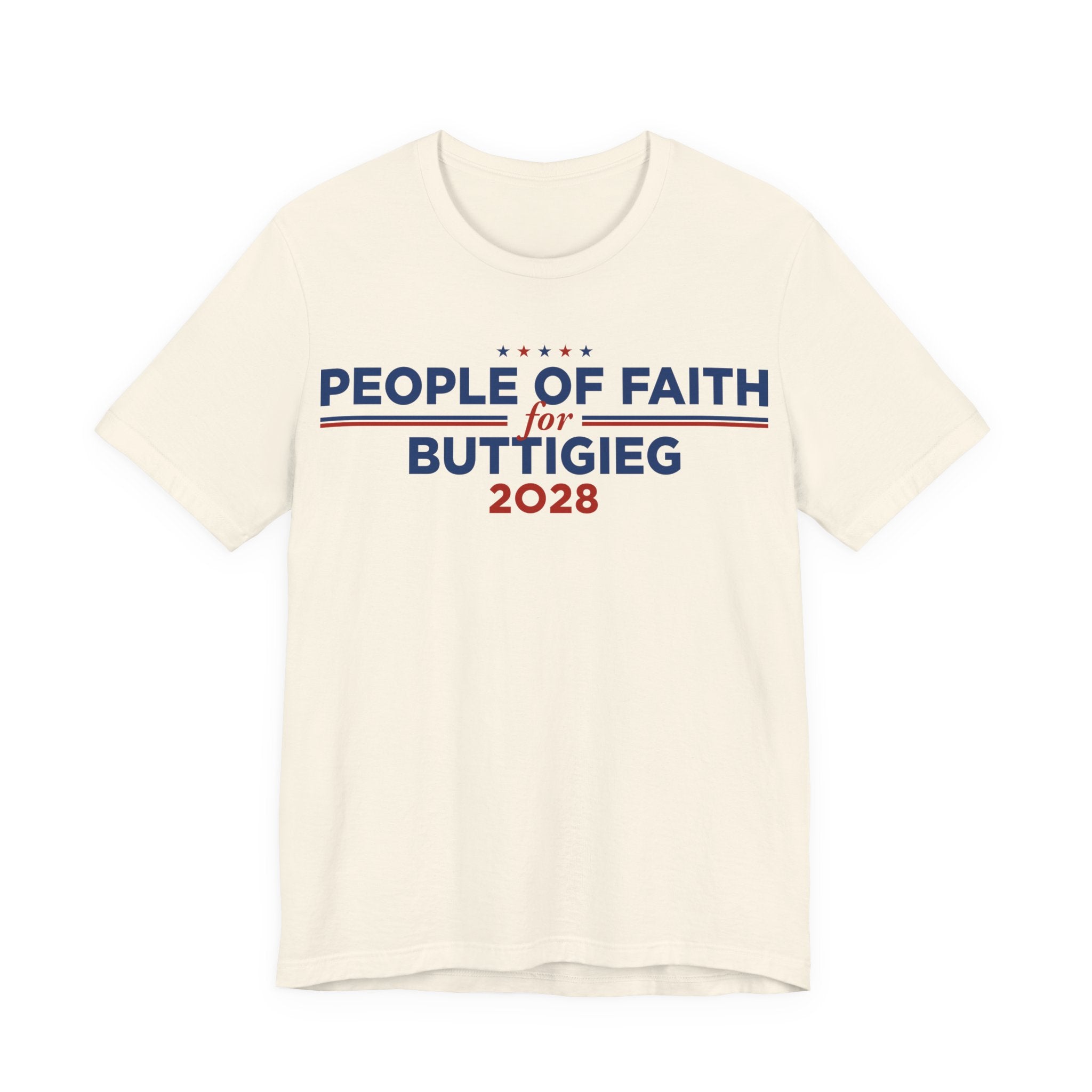 People of Faith for Pete Buttigieg for President Campaign T-Shirt 2028