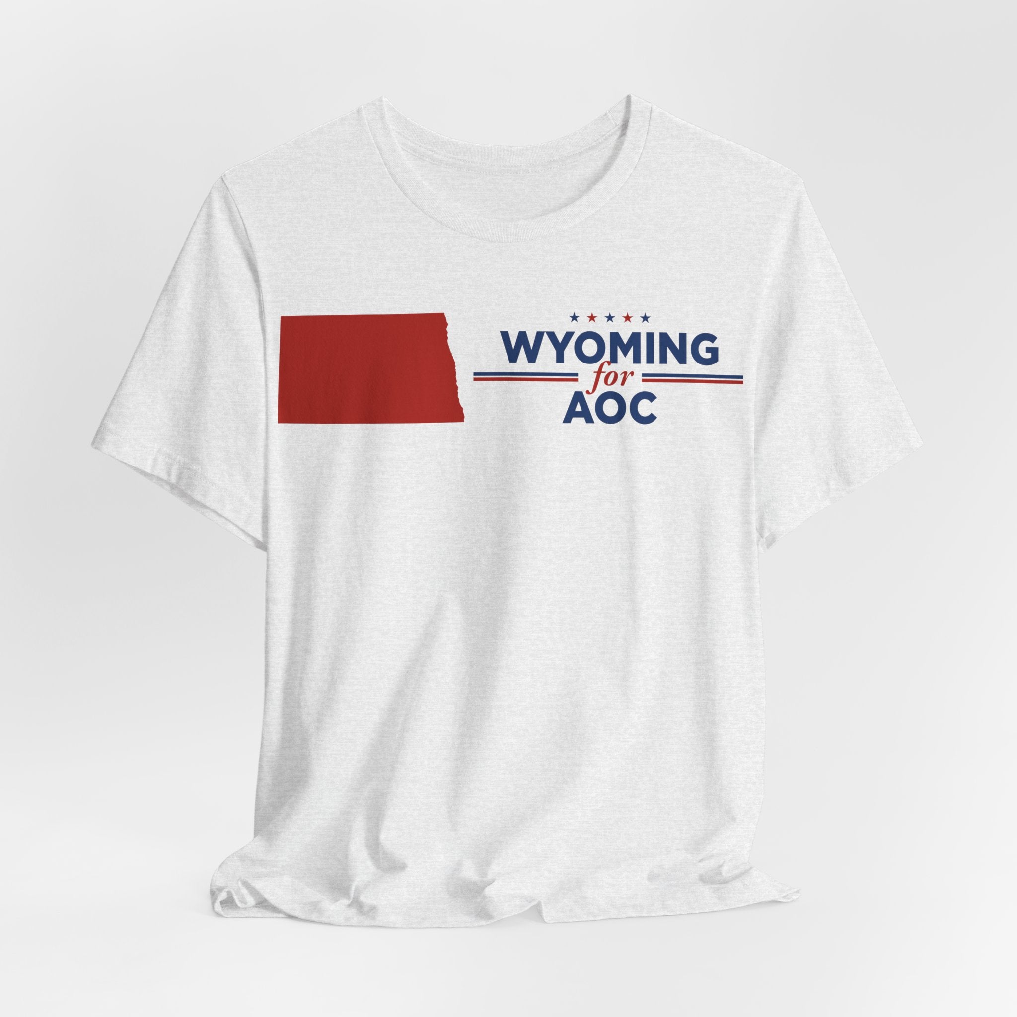 Wyoming for AOC for President Campaign T-Shirt 2028
