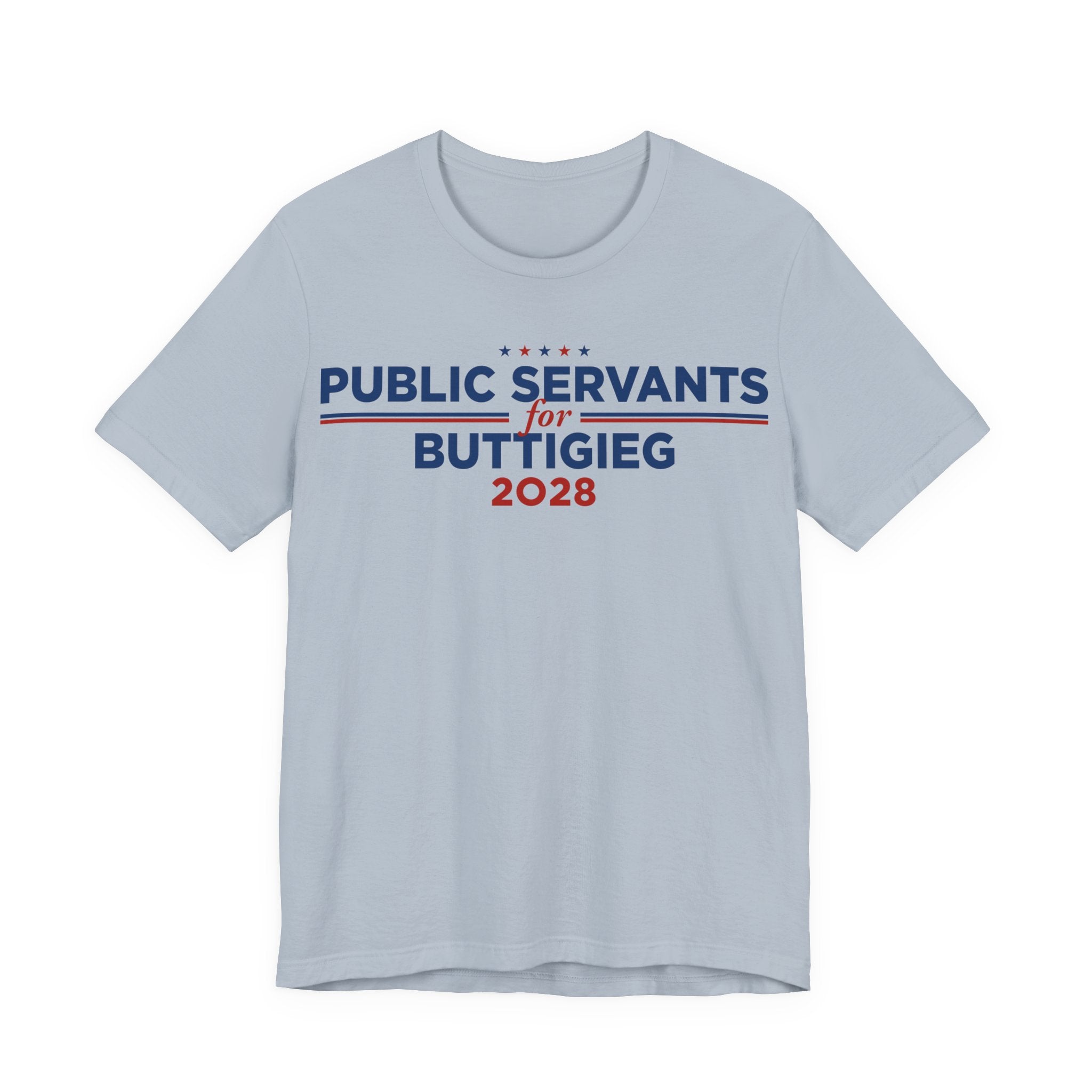Public Servants for Pete Buttigieg for President Campaign T-Shirt 2028