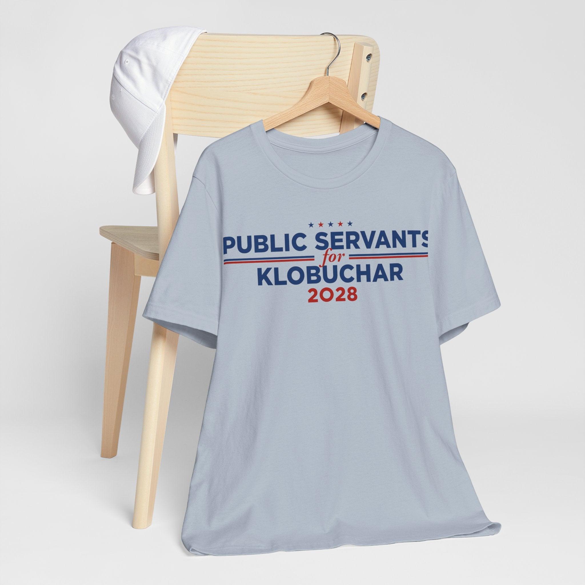 Public Servants for Amy Klobuchar for President Campaign T-Shirt 2028