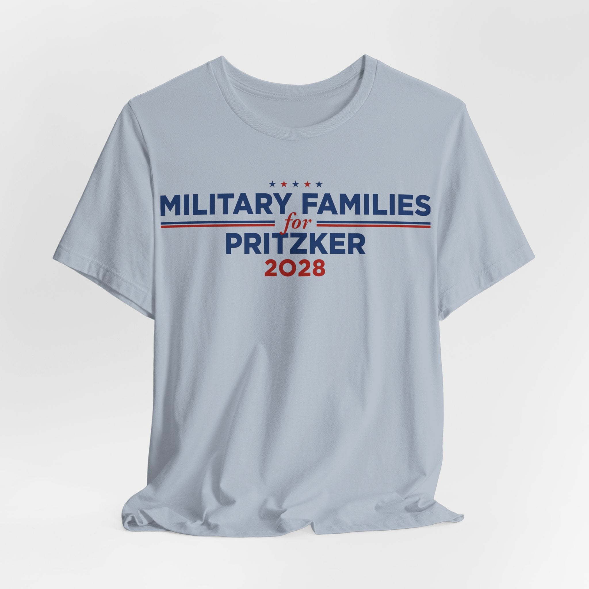 Military Families for J.B. Pritzker for President Campaign T-Shirt 2028