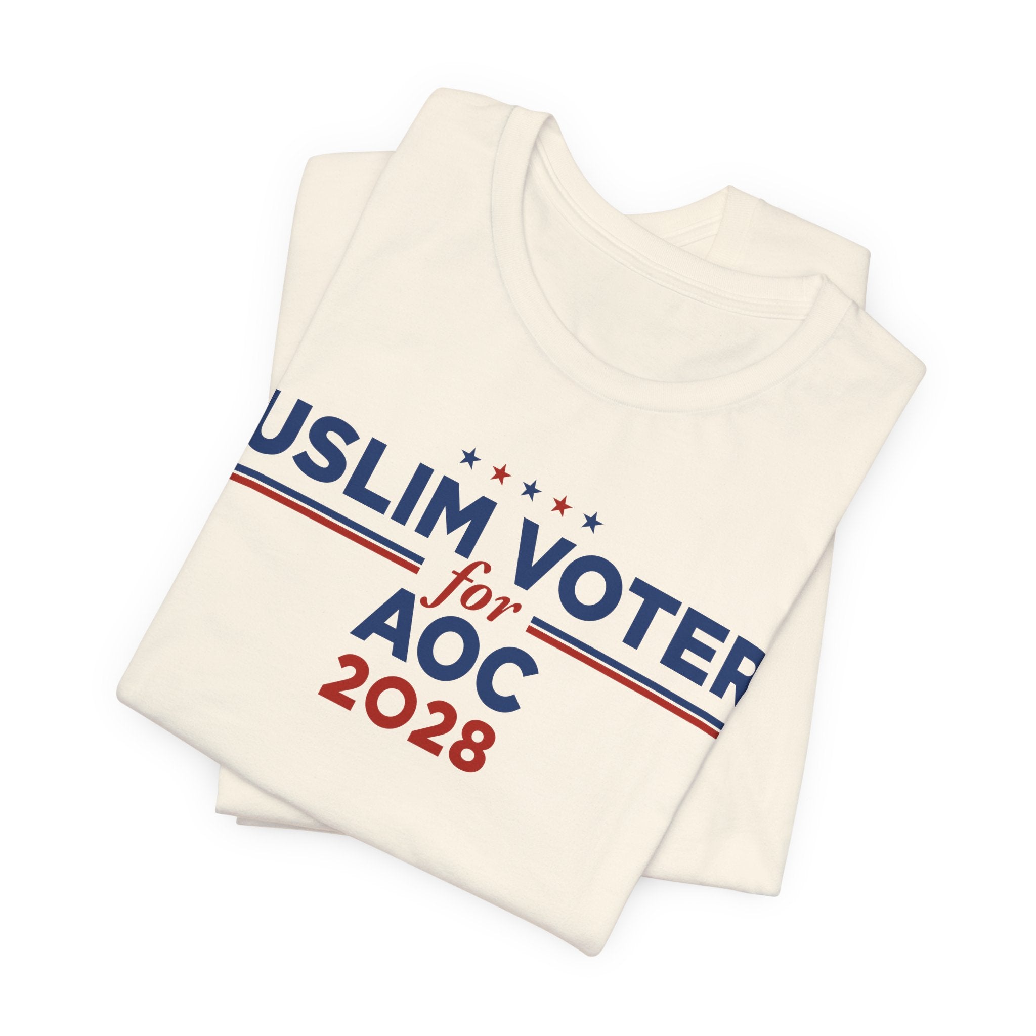 Muslim Voters for AOC for President Campaign T-Shirt 2028