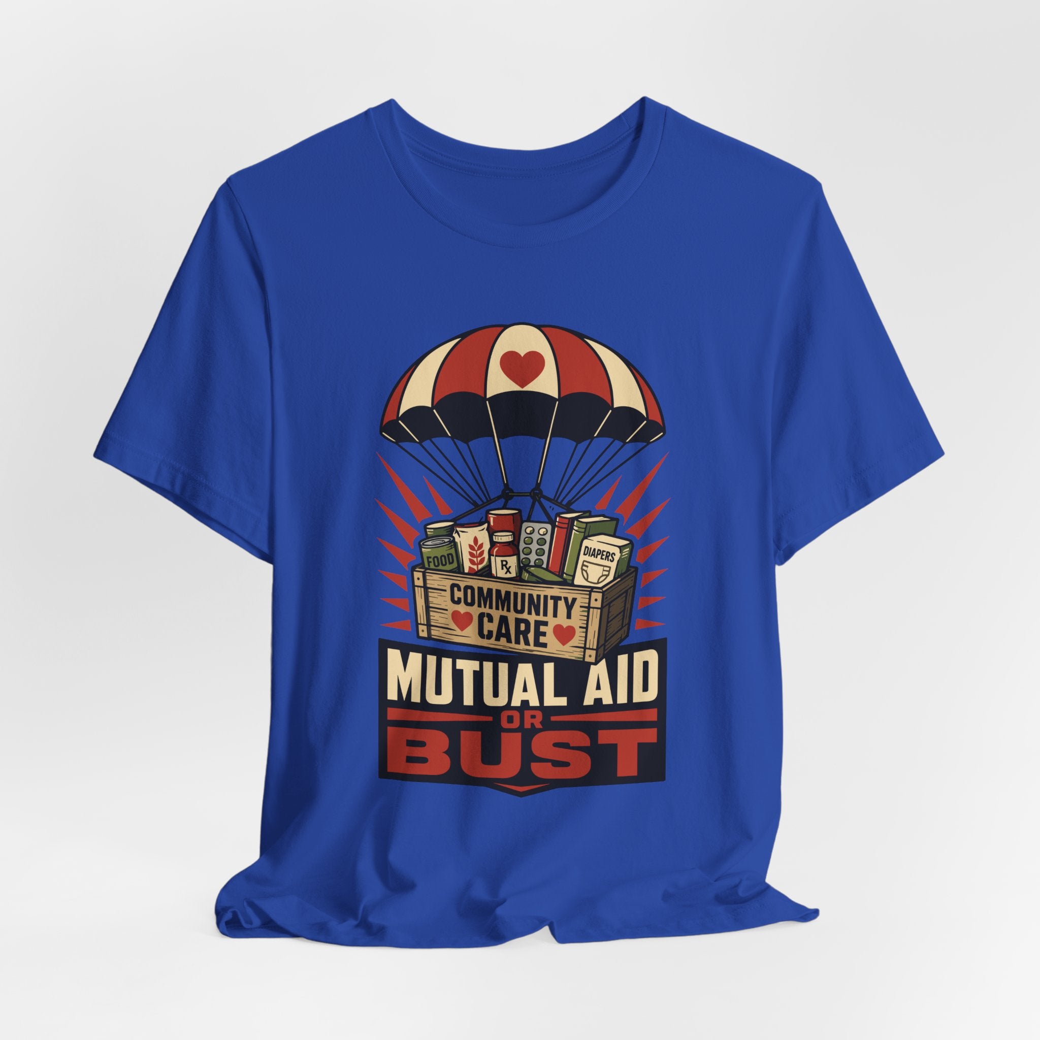 Mutual Aid or Bust T-Shirt | Community Care Progressive Graphic Tee