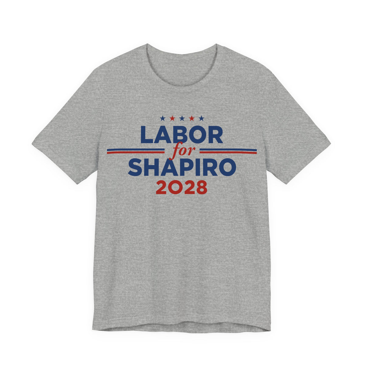 Labor for Josh Shapiro for President Campaign T-Shirt 2028