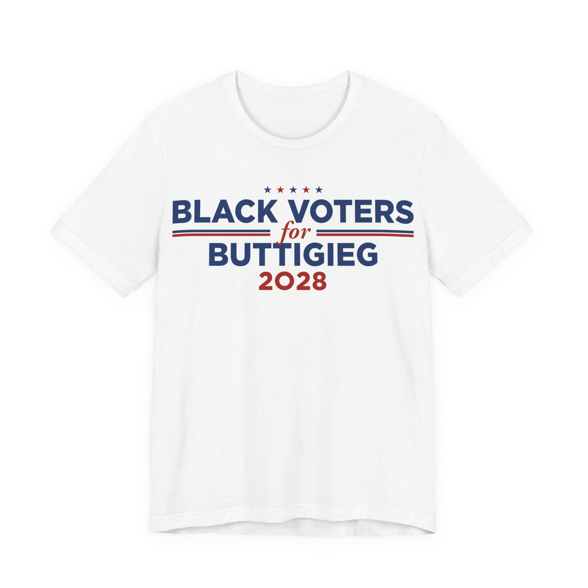 Black Voters for Pete Buttigieg Campaign T-Shirt for President 2028