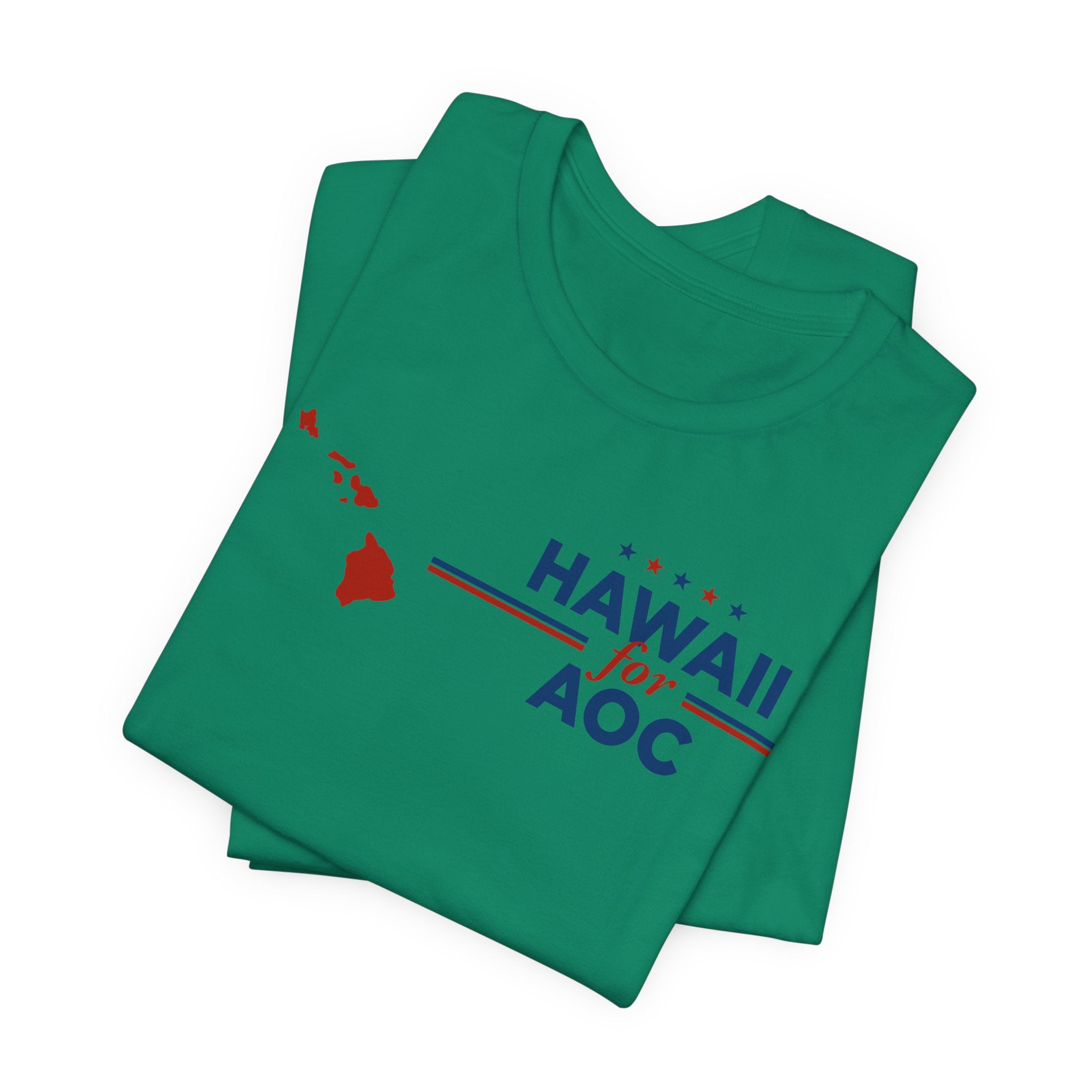 Hawaii for AOC for President Campaign T-Shirt 2028