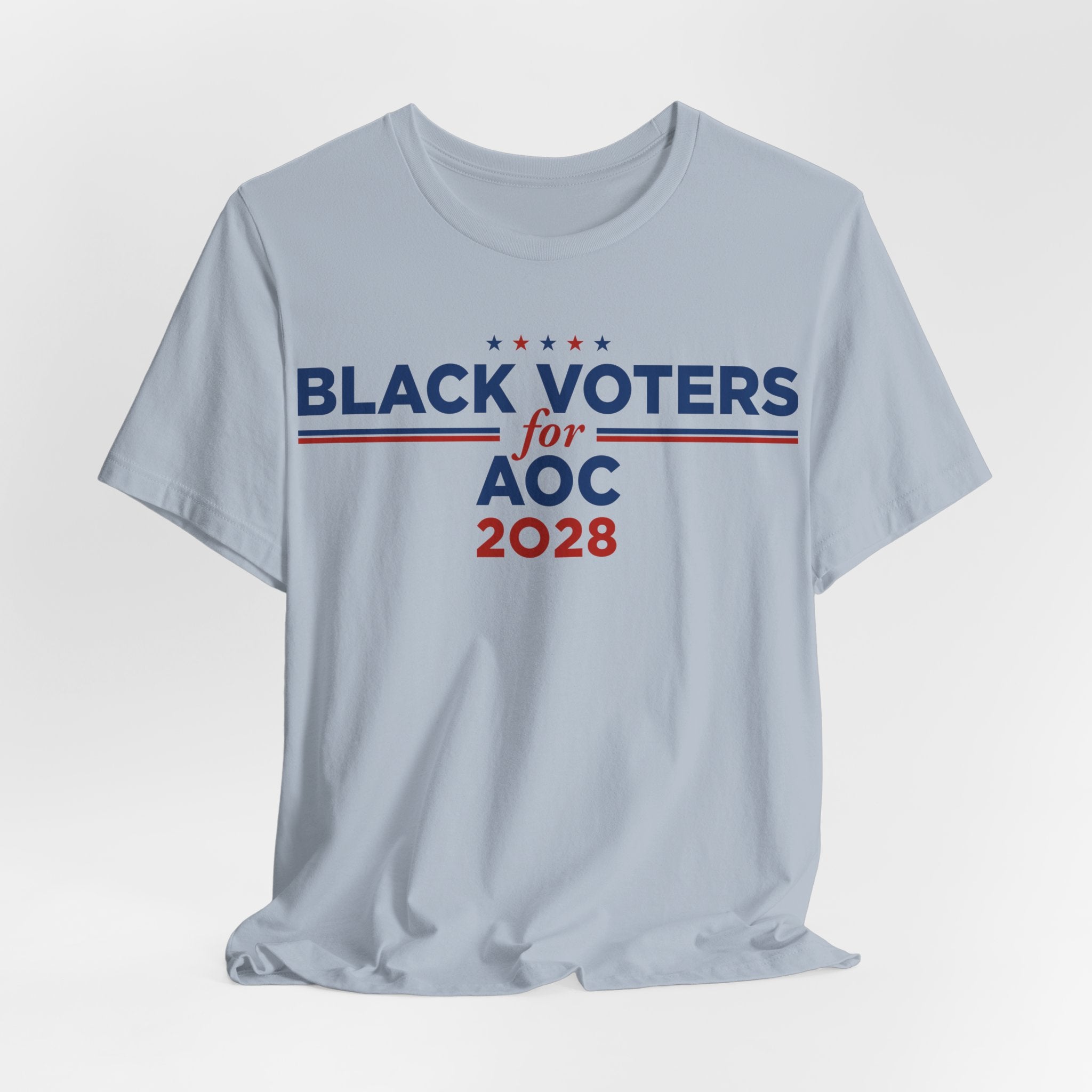 Black Voters for AOC Campaign T-Shirt for President 2028