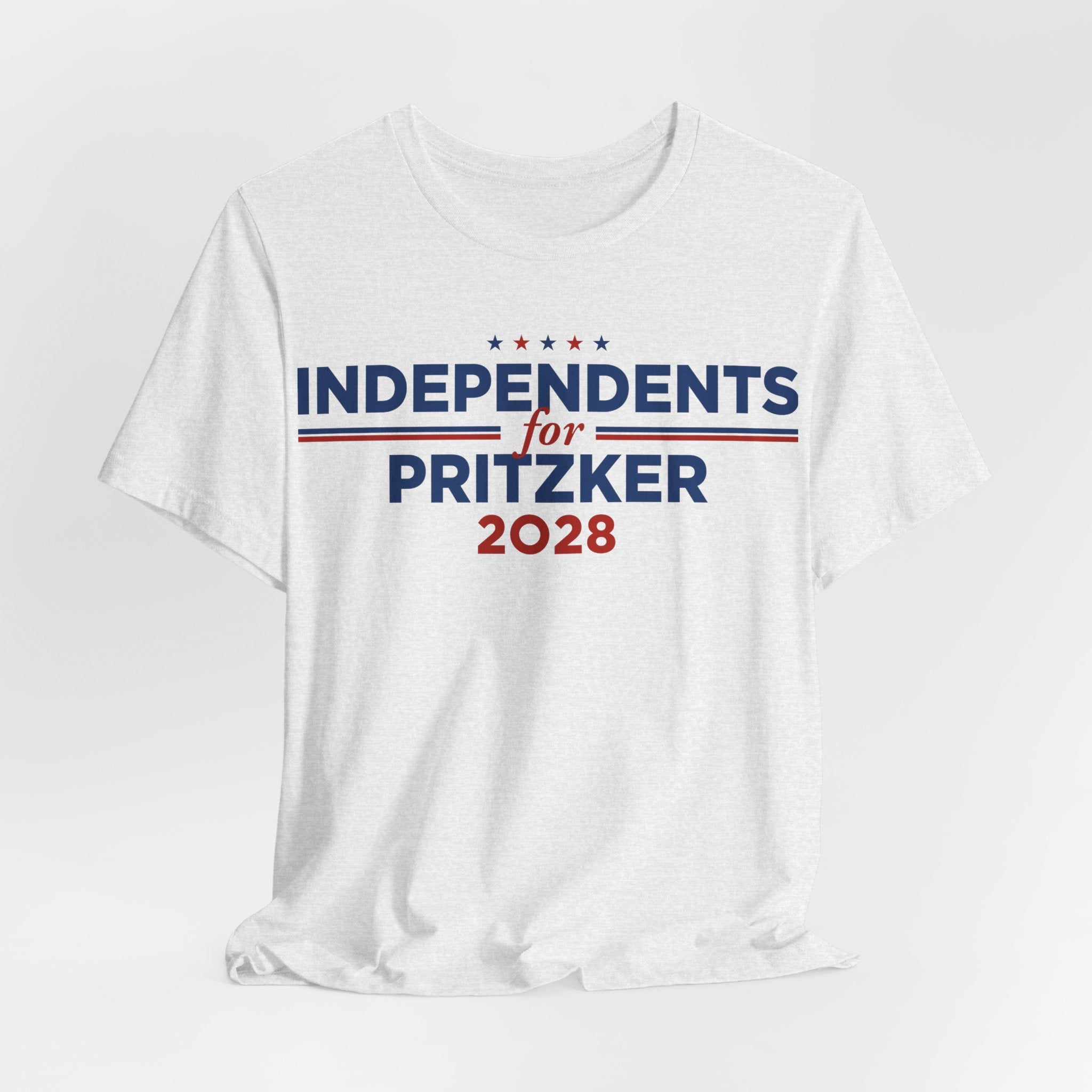 Independents for J.B. Pritzker for President Campaign T-Shirt 2028
