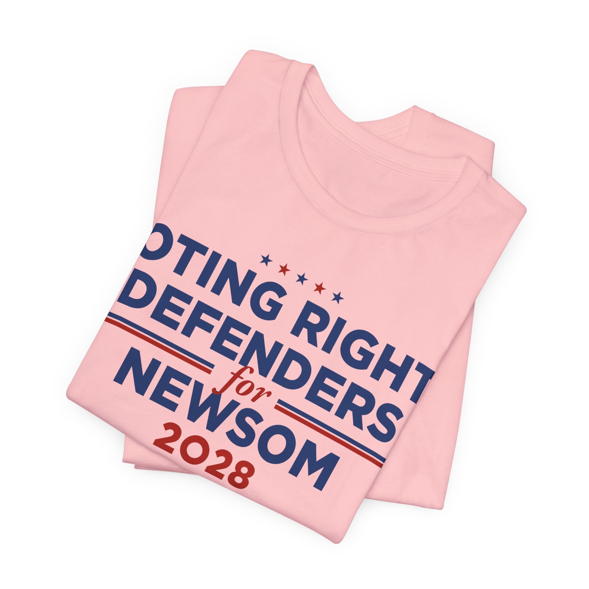 Voting Rights Defenders for Gavin Newsom for President Campaign T-Shirt 2028