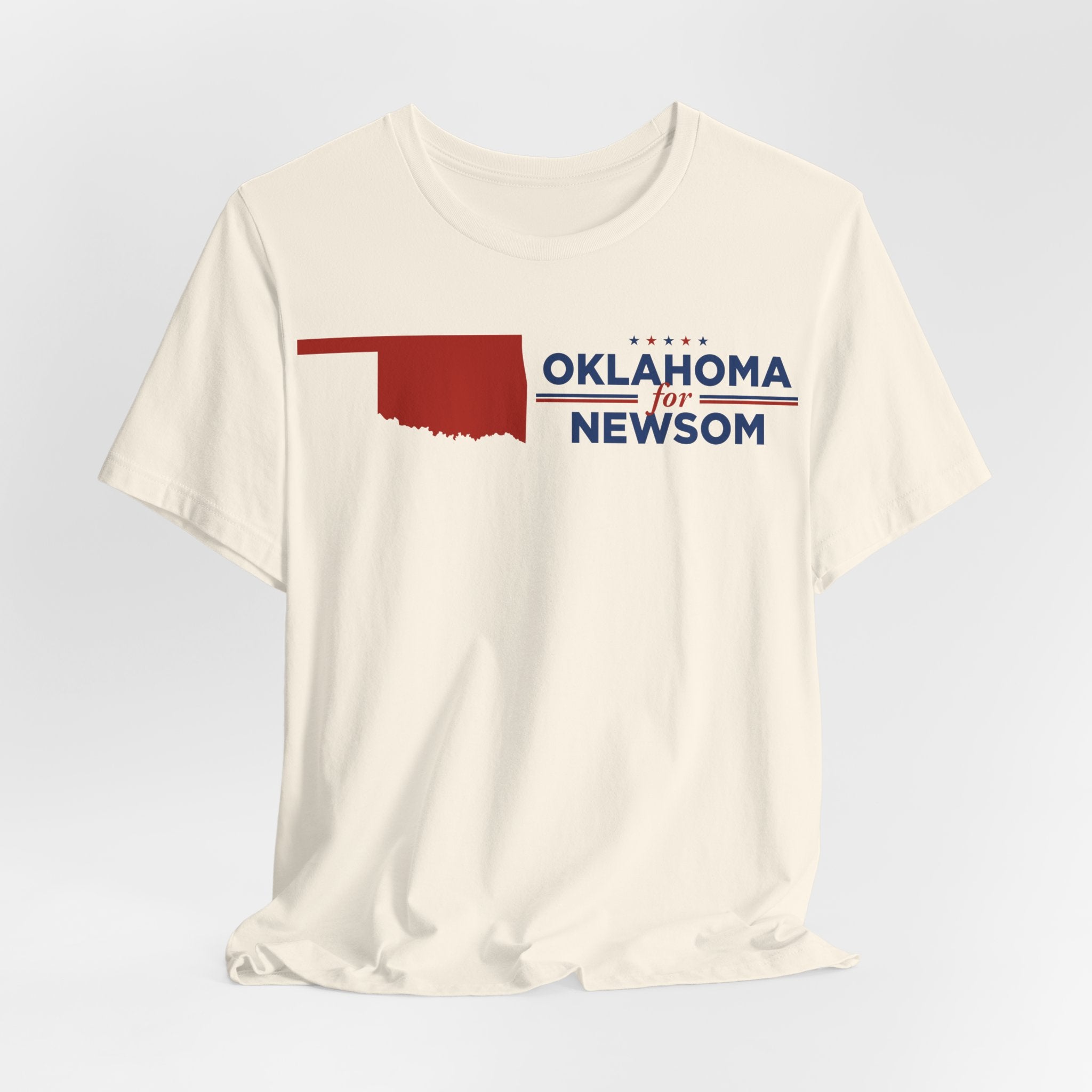 Oklahoma for Gavin Newsom for President Campaign T-Shirt 2028