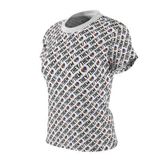 They/Them Pride Pattern Women’s T-Shirt | All-Over Print Pronoun Tee