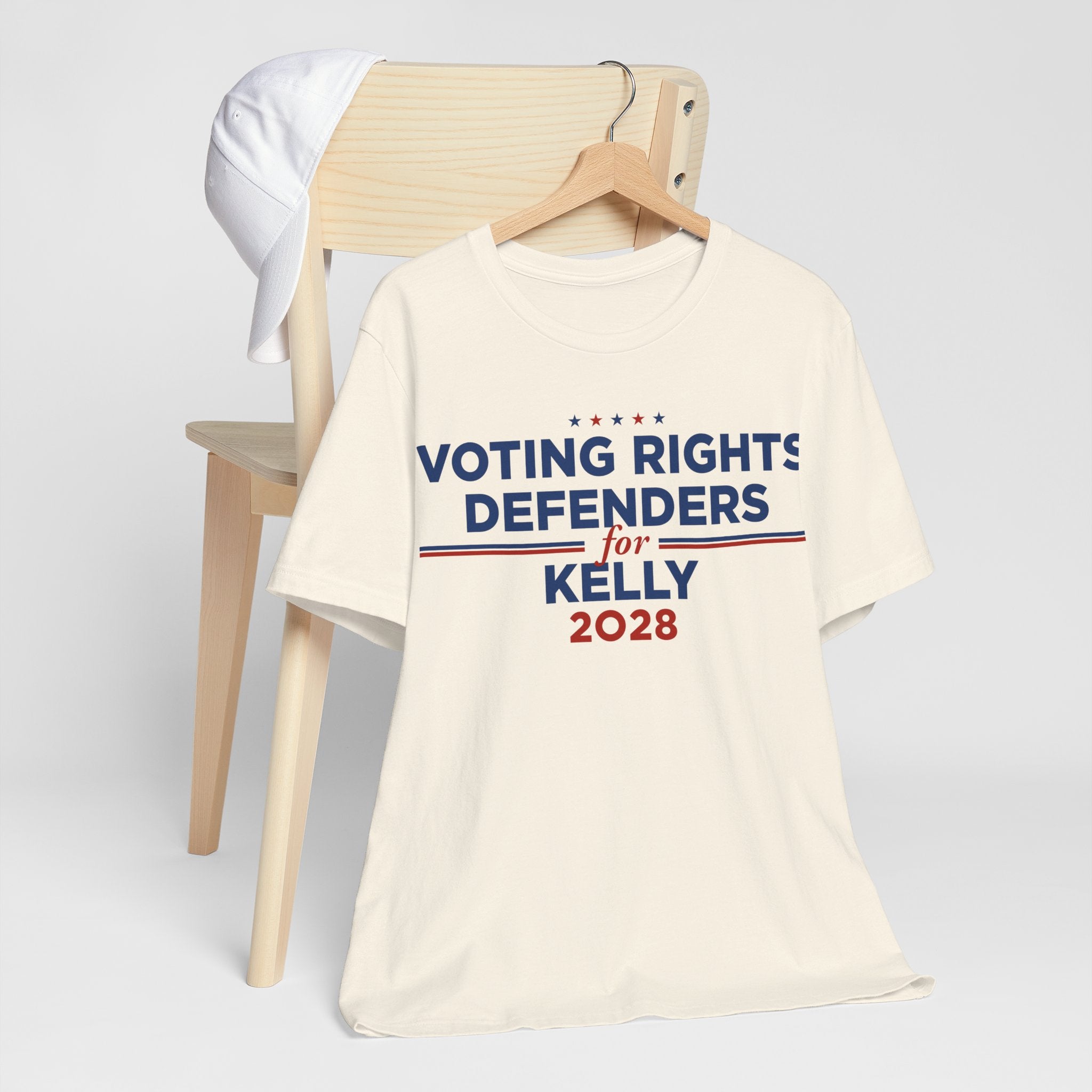 Voting Rights Defenders for Mark Kelly for President Campaign T-Shirt 2028
