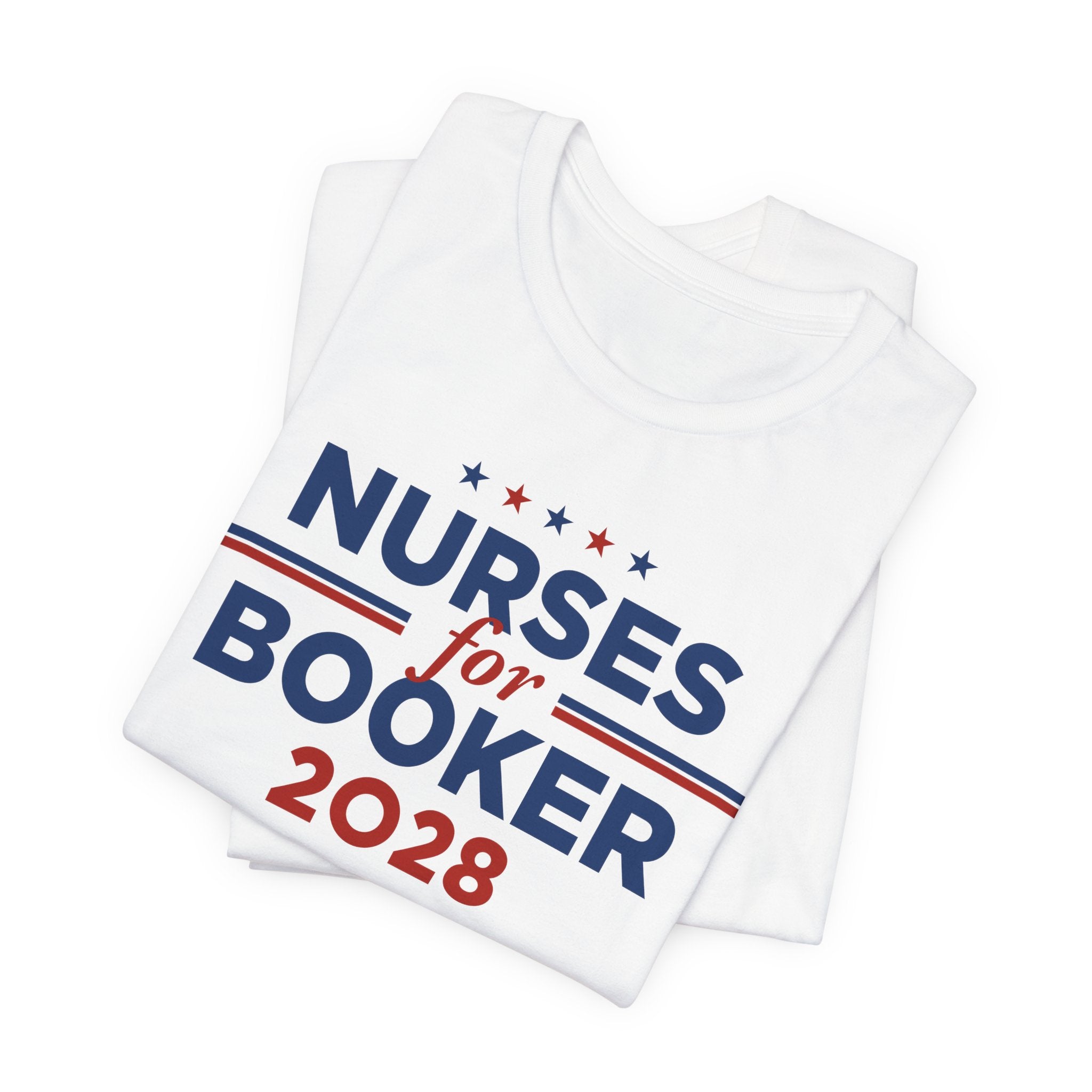 Nurses for Cory Booker for President Campaign T-Shirt 2028