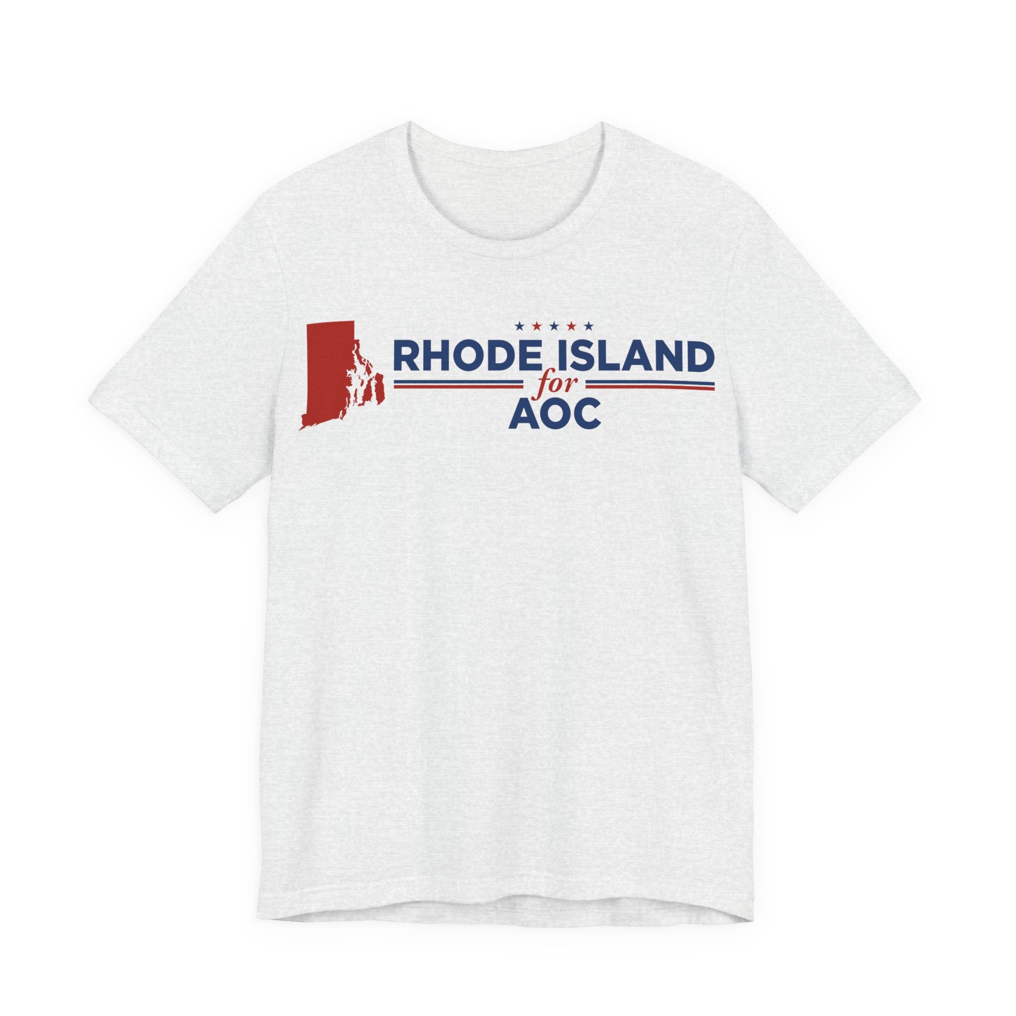 Rhode Island for AOC for President Campaign T-Shirt 2028