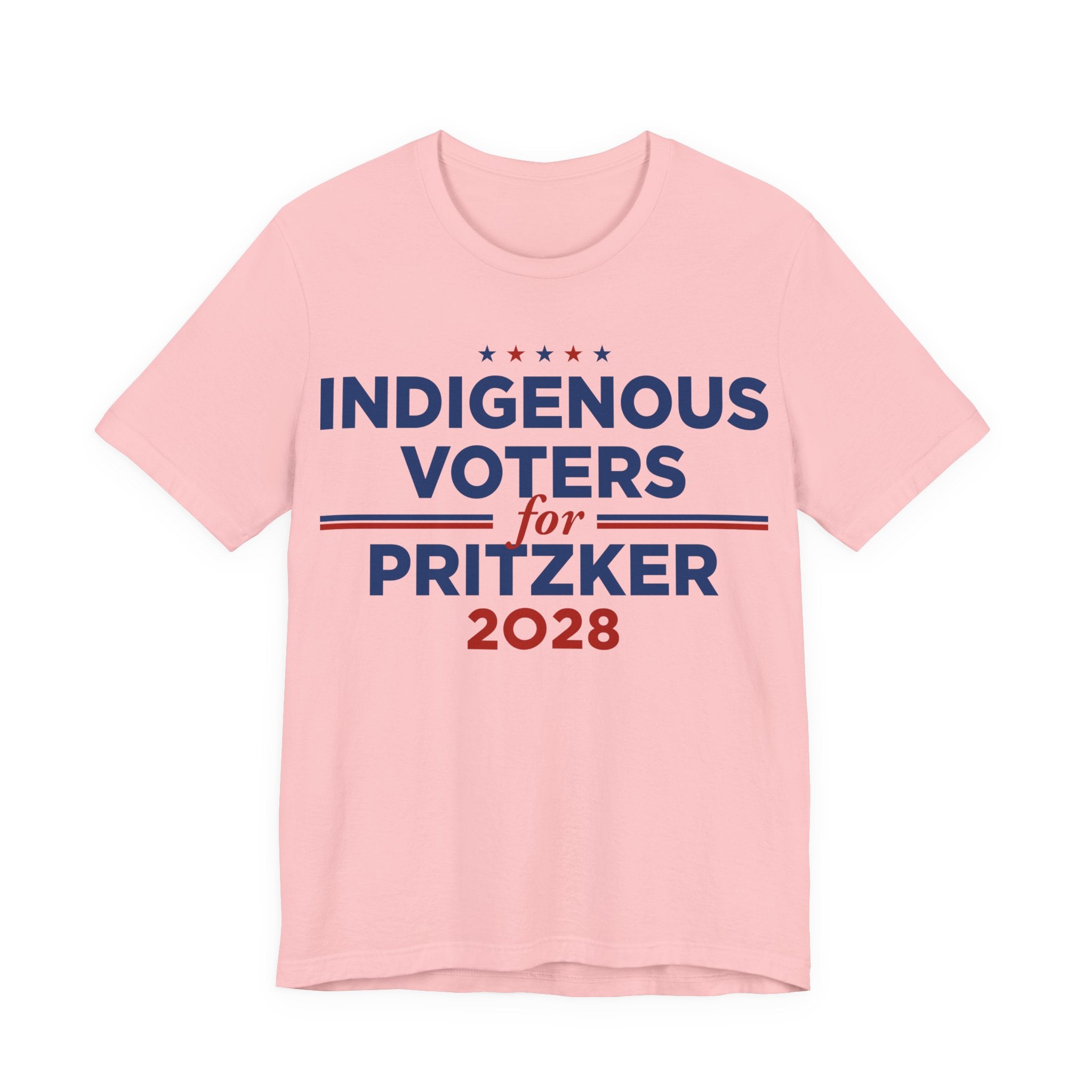 Indigenous Voters / Native Americans for J.B. Pritzker for President Campaign T-Shirt 2028