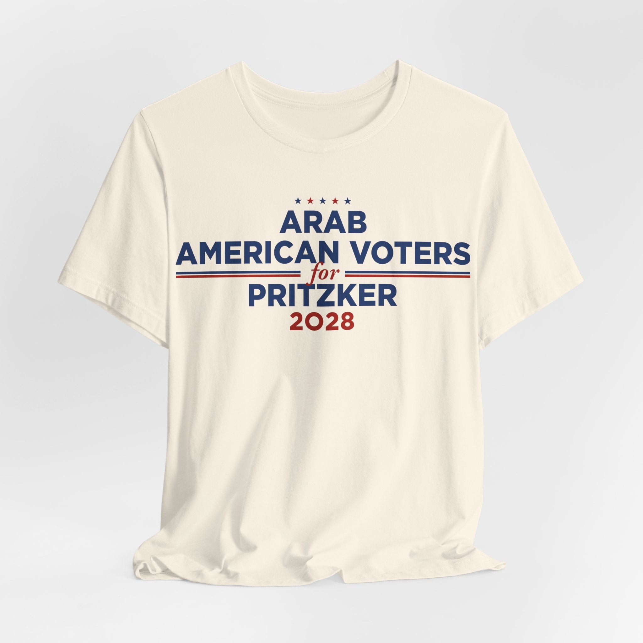 Arab American Voters for J.B. Pritzker for President Campaign T-Shirt 2028