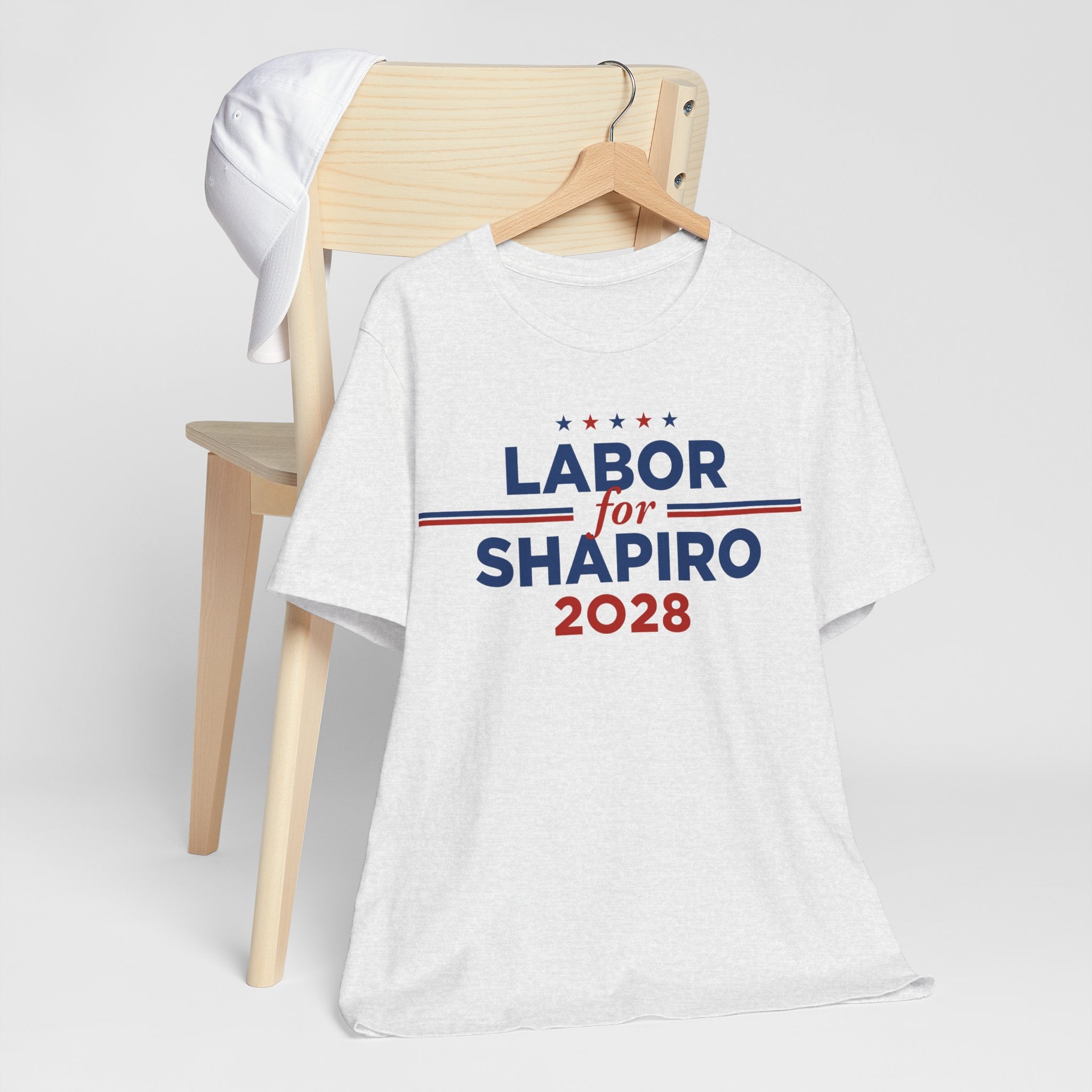 Labor for Josh Shapiro for President Campaign T-Shirt 2028
