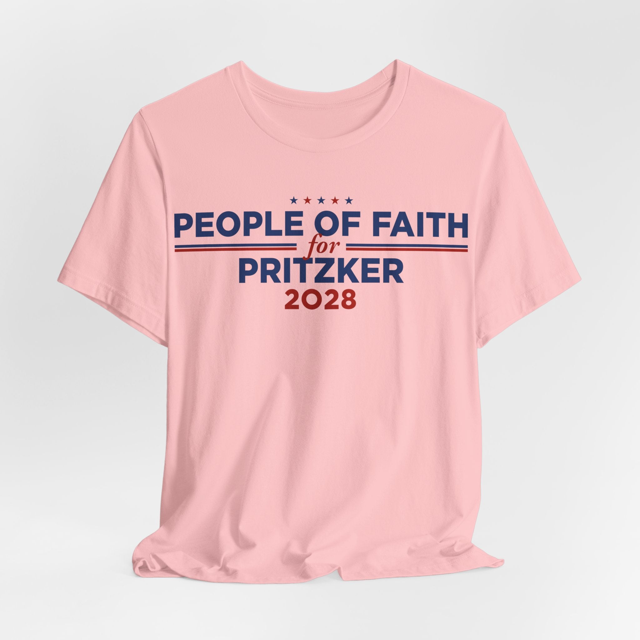 People of Faith for J.B. Pritzker for President Campaign T-Shirt 2028