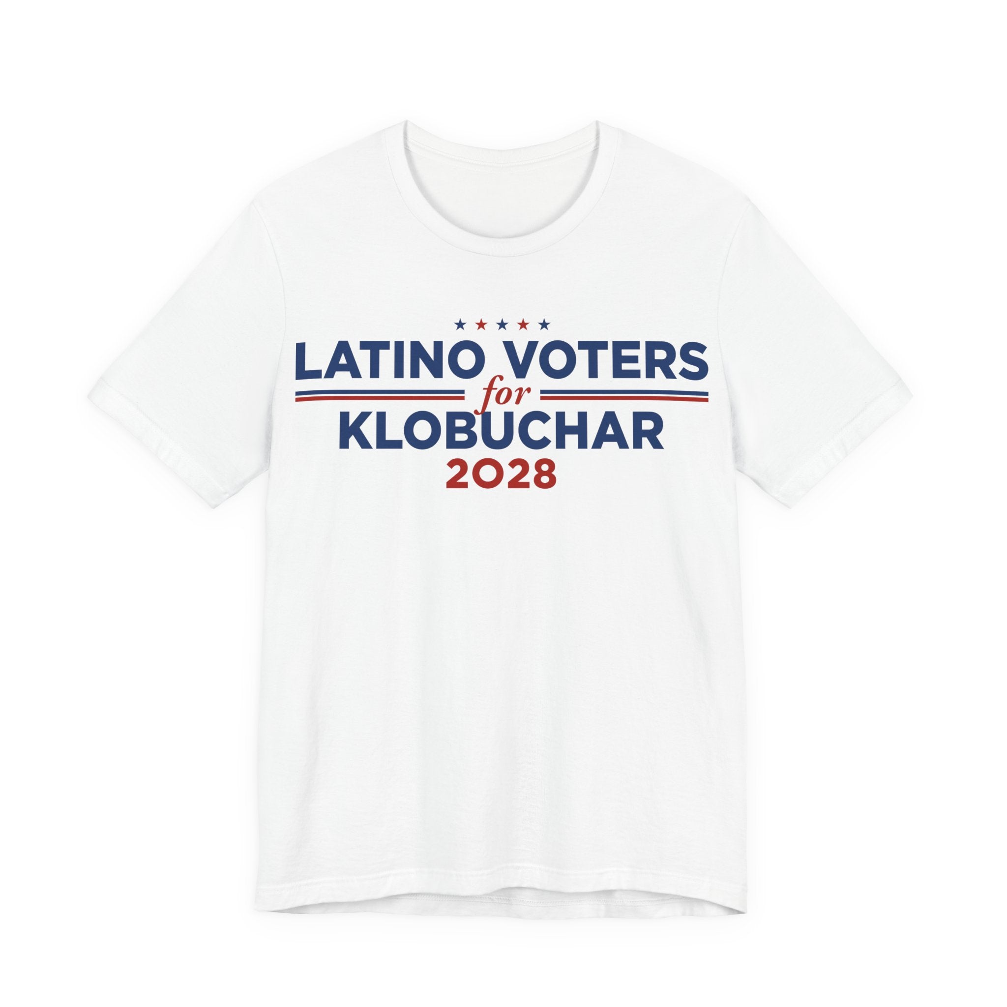 Latino Voters for Amy Klobuchar for President Campaign T-Shirt 2028