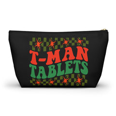 T-Man Tablets Testosterone Storage Bag with T-Bottom - FTM Transition Medication Pouch - Gender Affirming Transgender Gift - Travel or Pride Parade Meds Pouch