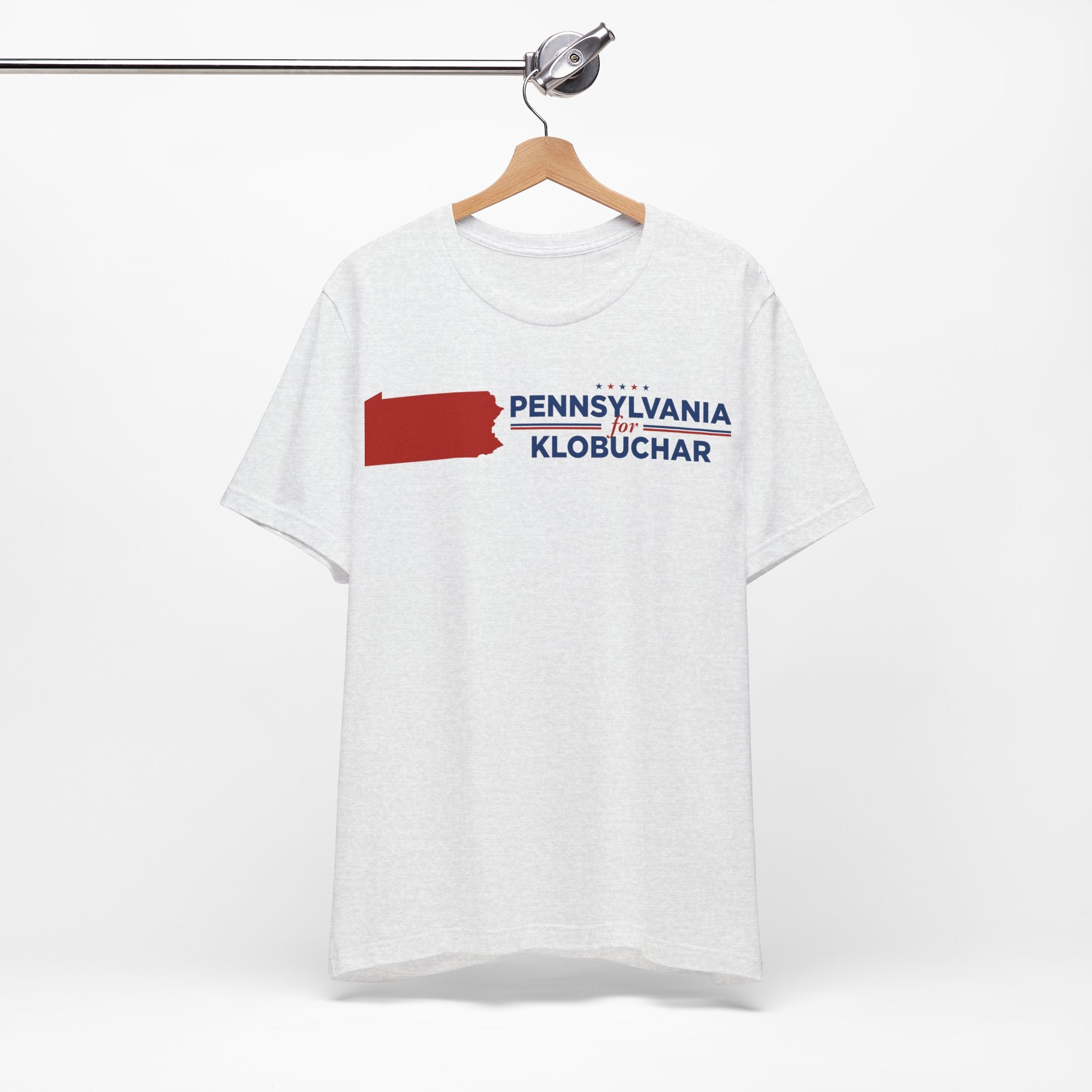 Pennsylvania for Amy Klobuchar for President Campaign T-Shirt 2028