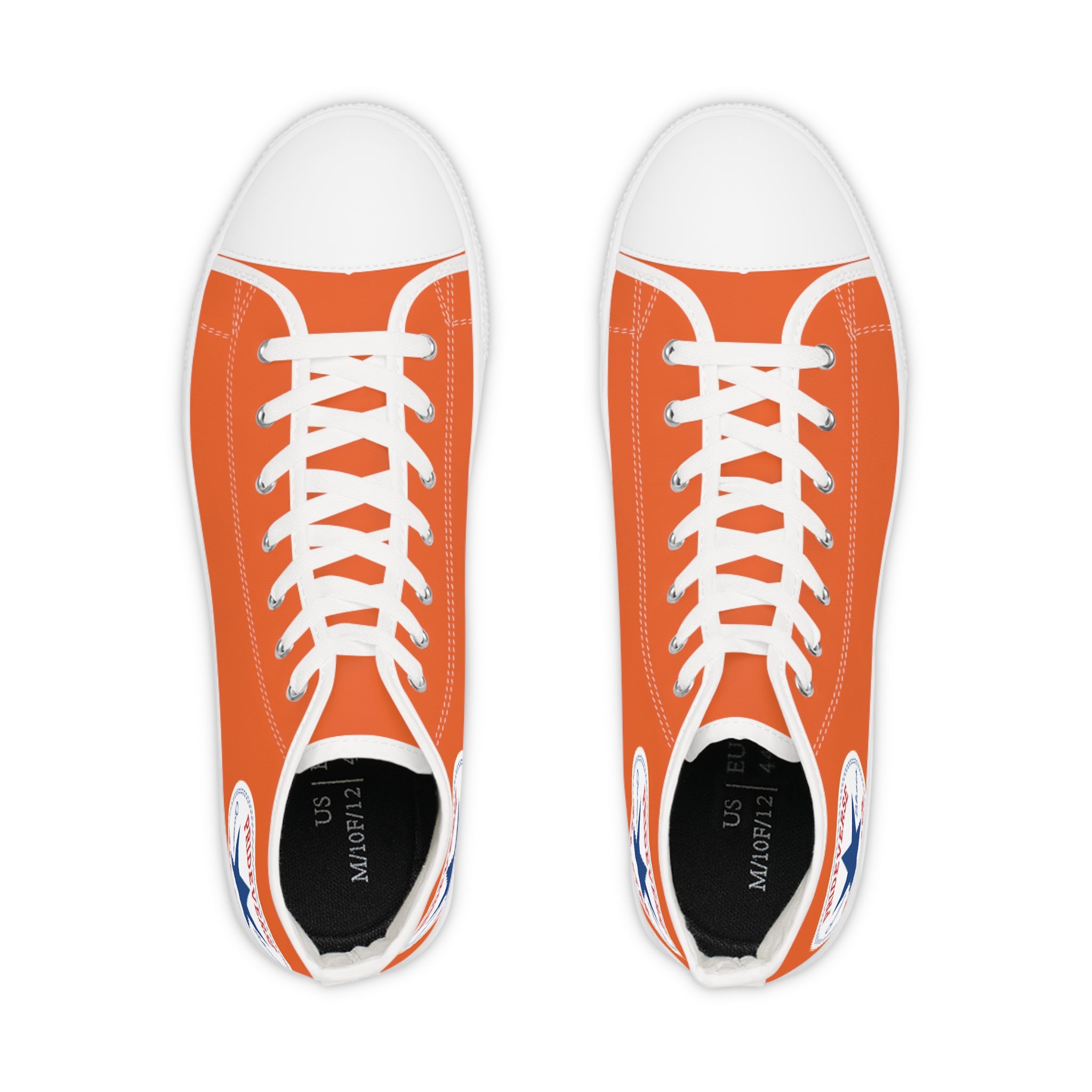 Orange Prideverse Men's High Top Sneakers