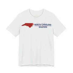 North Carolina for Josh Shapiro for President Campaign T-Shirt 2028