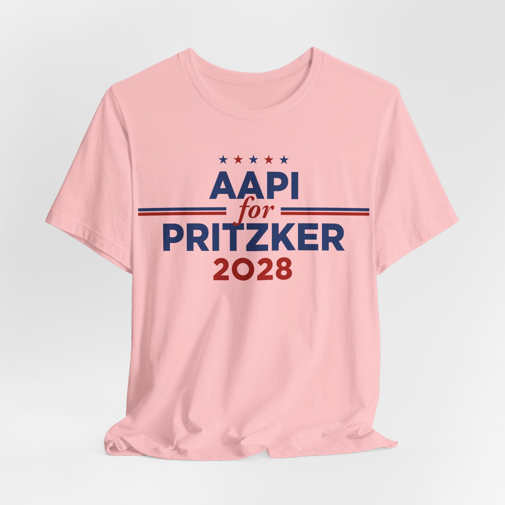 AAPI Asian and Pacific Islanders for J.B. Pritzker for President Campaign T-Shirt 2028