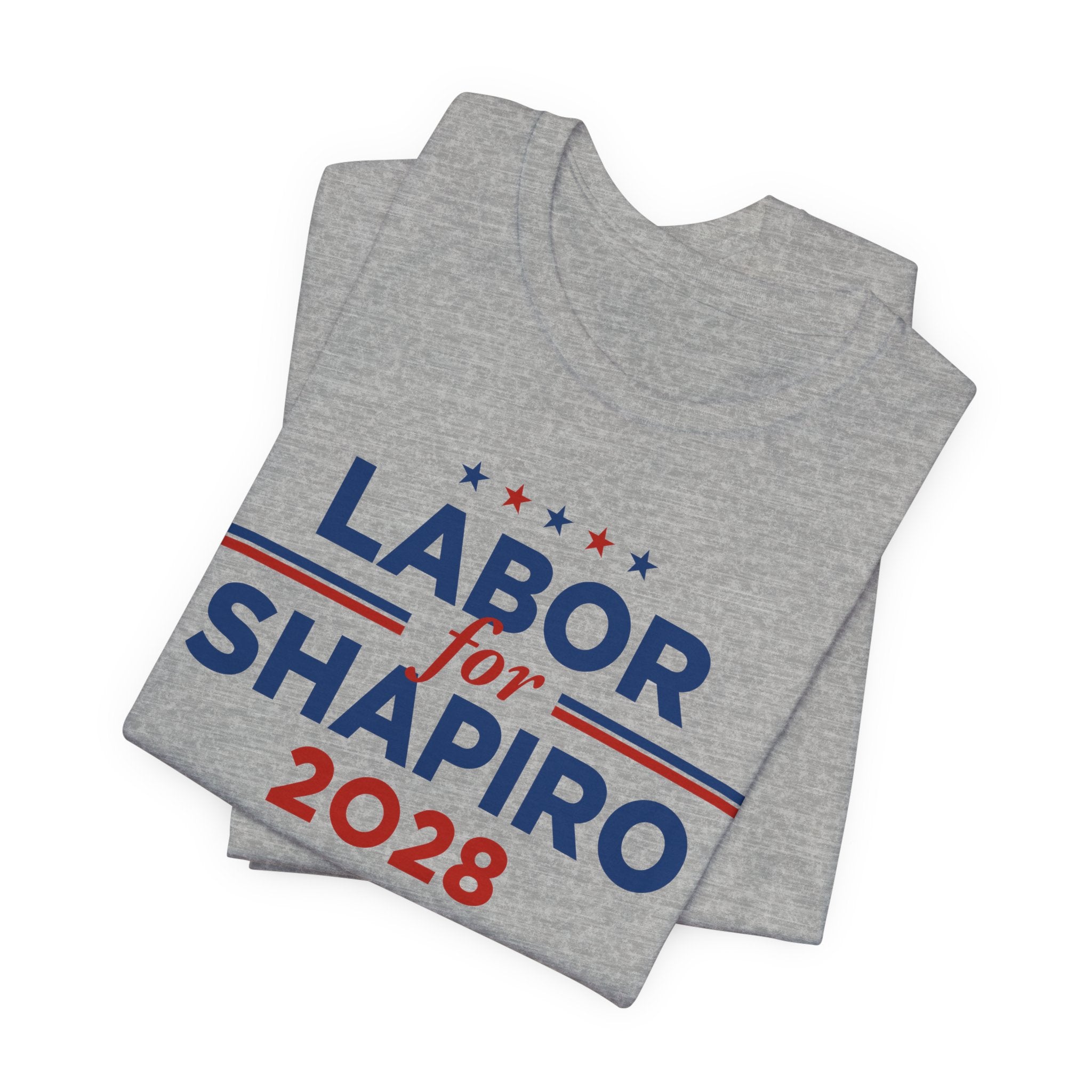 Labor for Josh Shapiro for President Campaign T-Shirt 2028