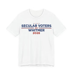 Secular Voters for Gretchen Whitmer for President Campaign T-Shirt 2028