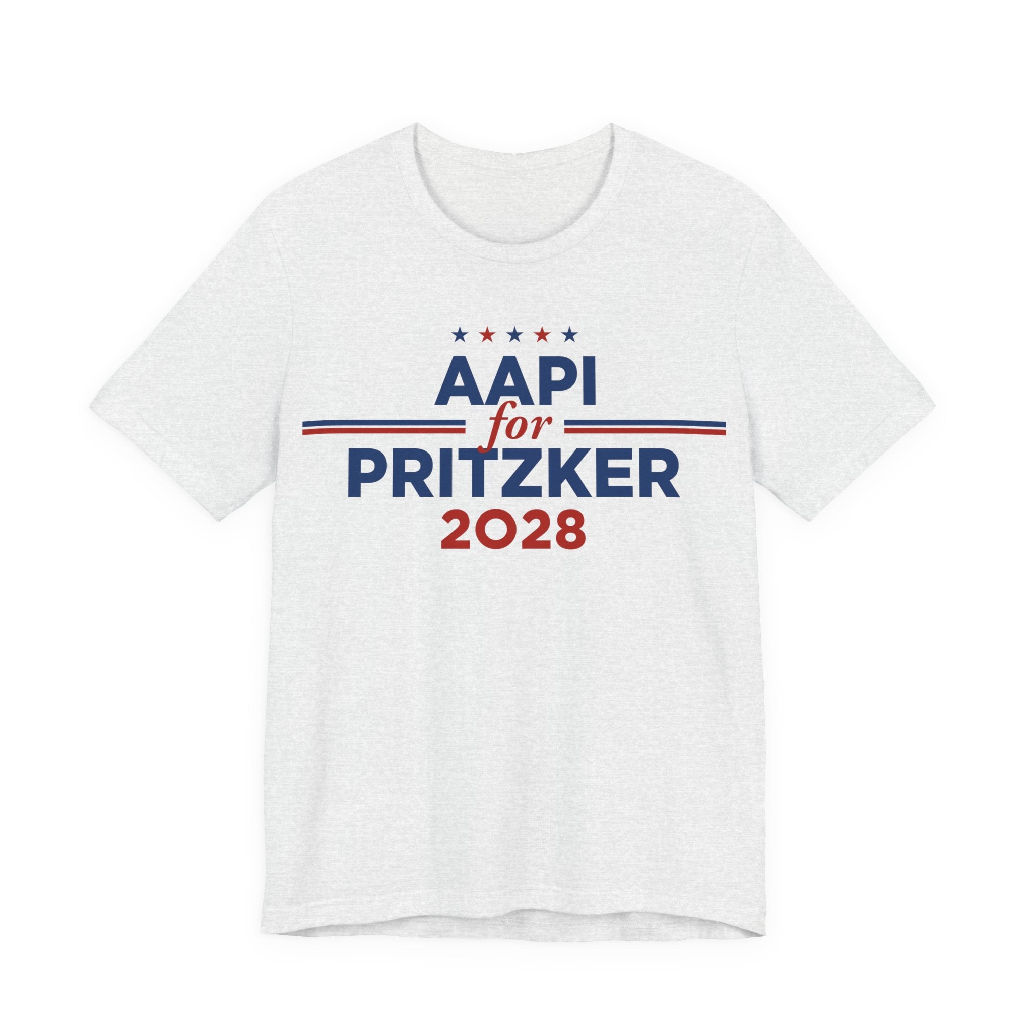 AAPI Asian and Pacific Islanders for J.B. Pritzker for President Campaign T-Shirt 2028