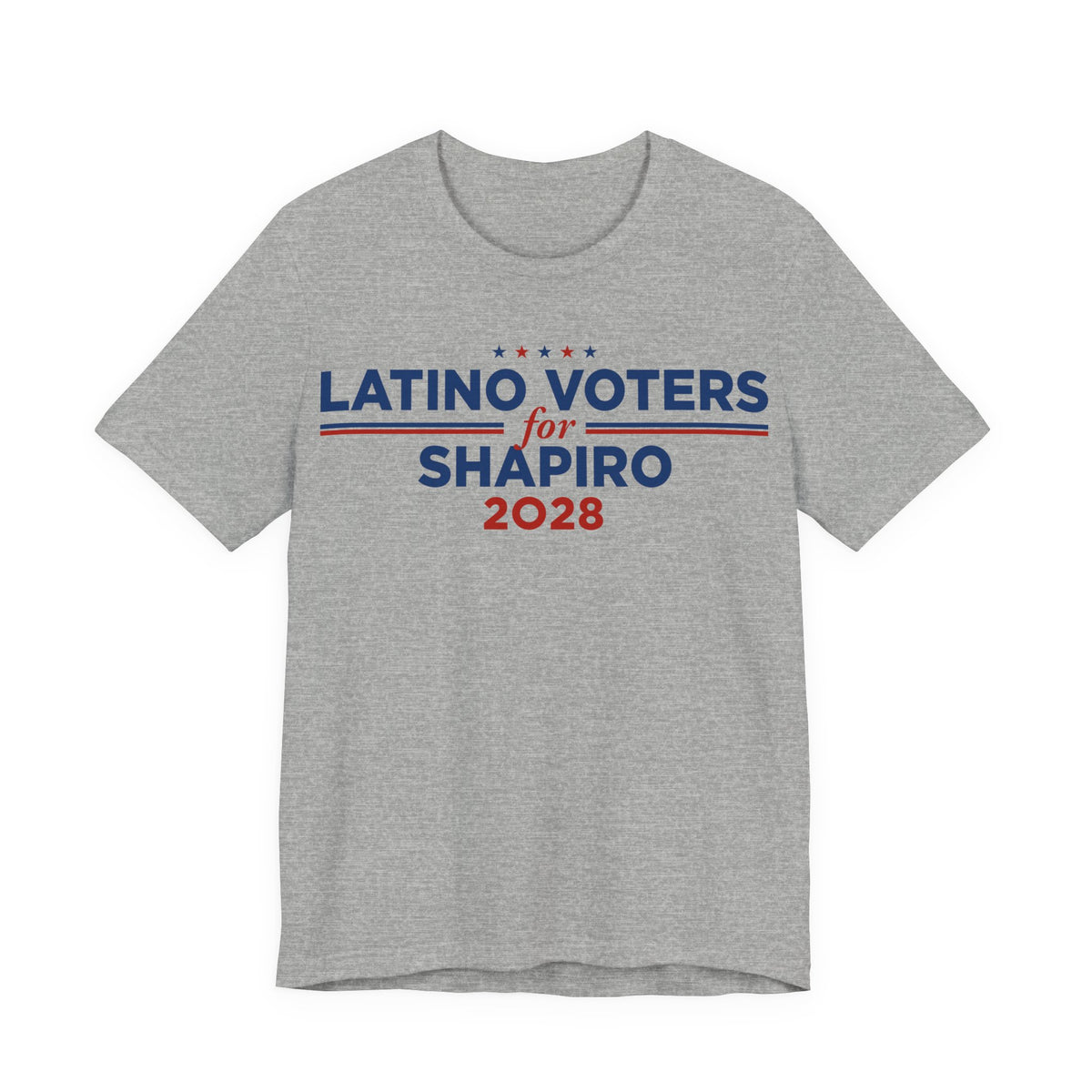 Latino Voters for Josh Shapiro for President Campaign T-Shirt 2028