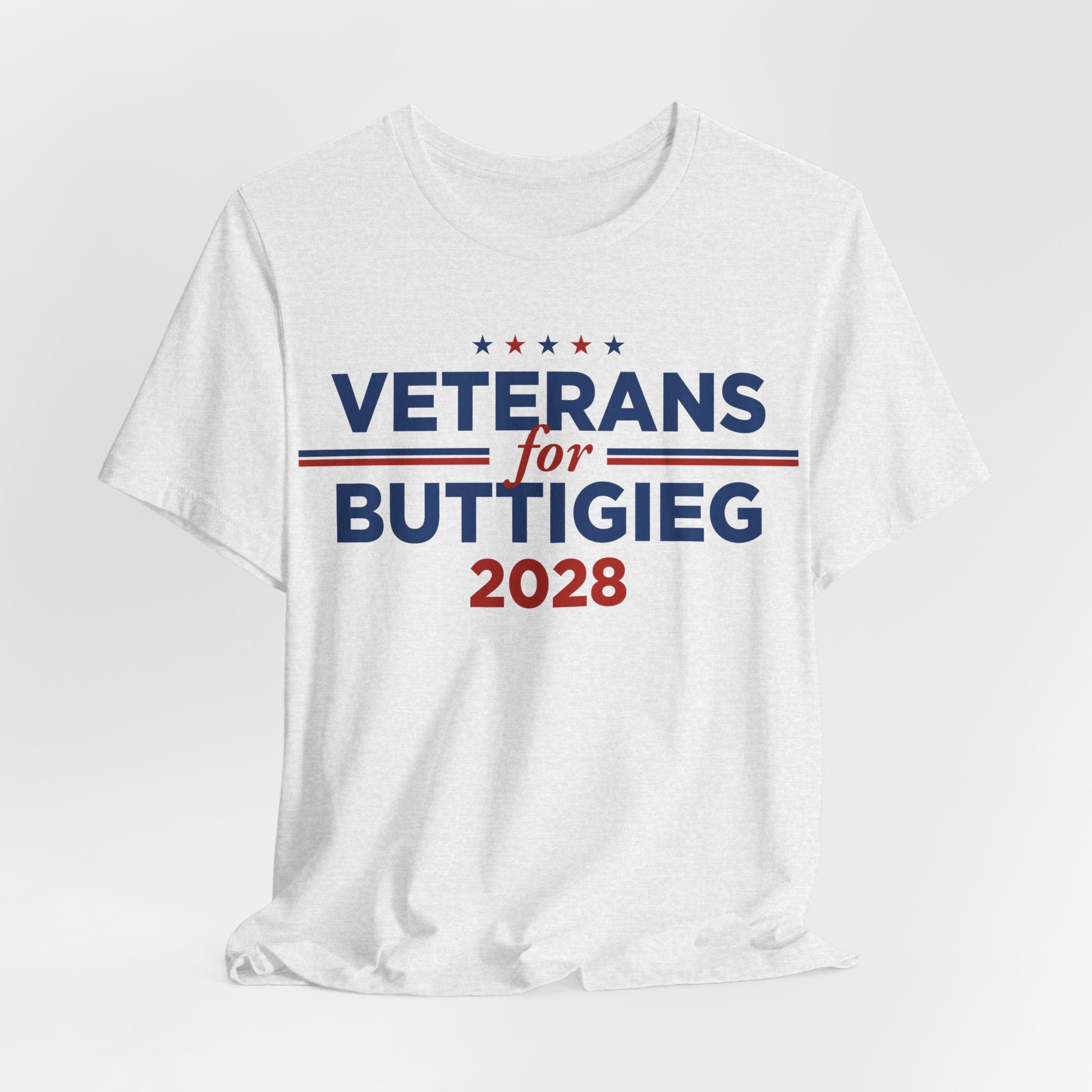 Veterans for Pete Buttigieg for President Campaign T-Shirt 2028