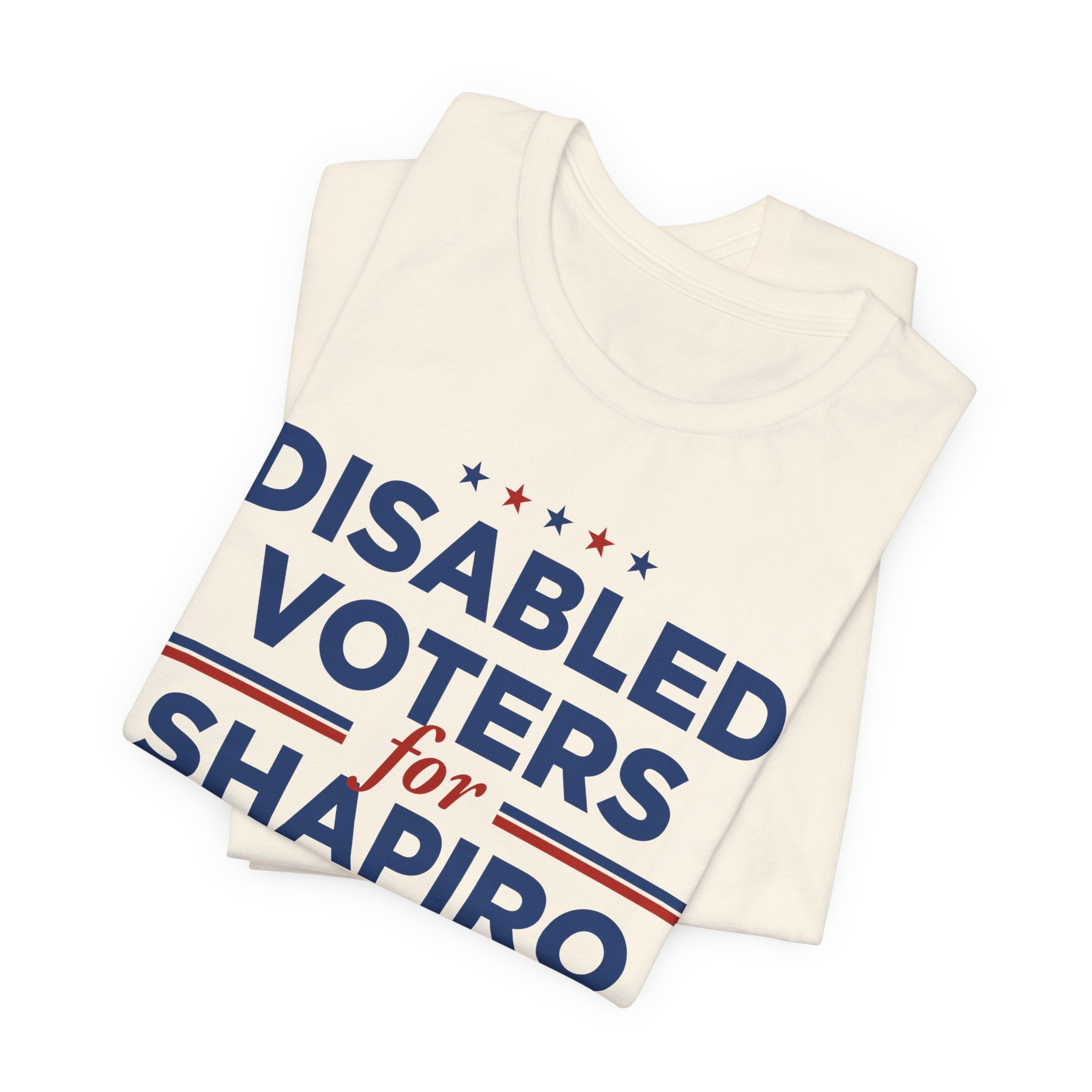 Disabled Voters for Josh Shapiro for President Campaign T-Shirt 2028