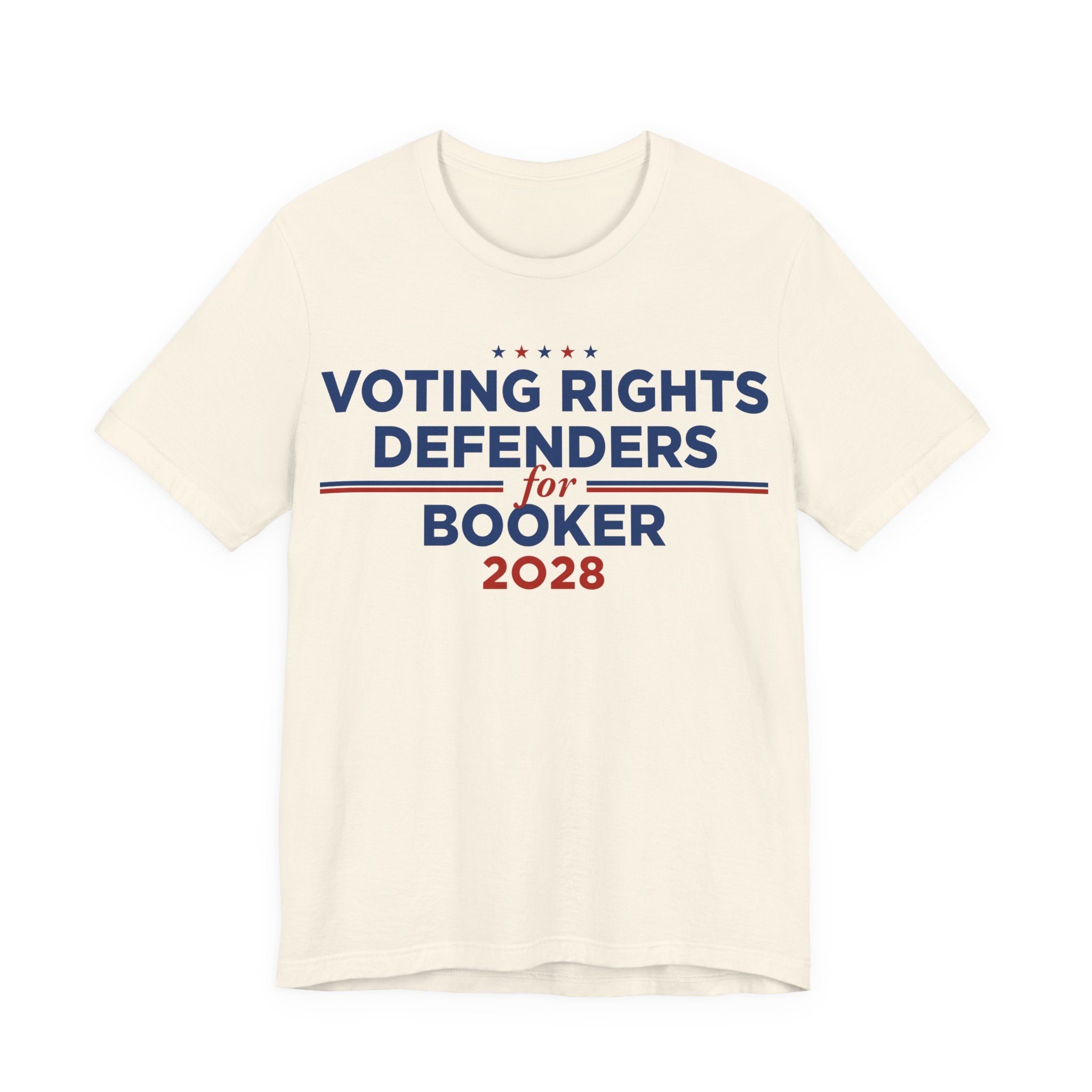 Voting Rights Defenders Cory Booker for President Campaign T-Shirt 2028