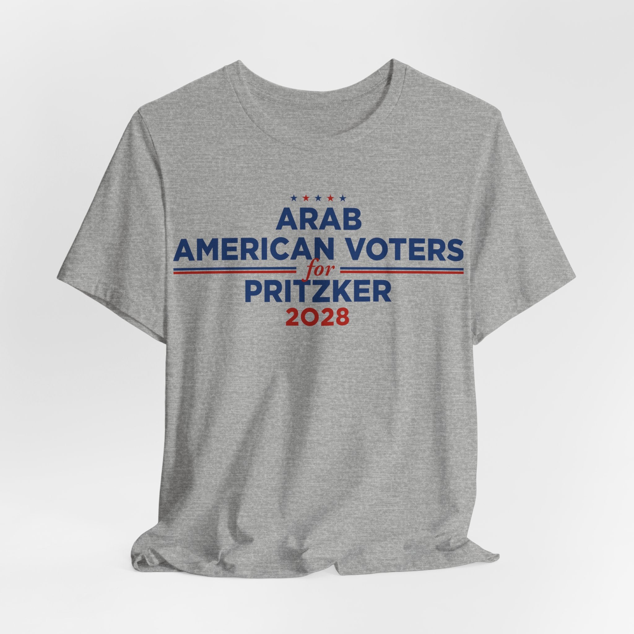 Arab American Voters for J.B. Pritzker for President Campaign T-Shirt 2028