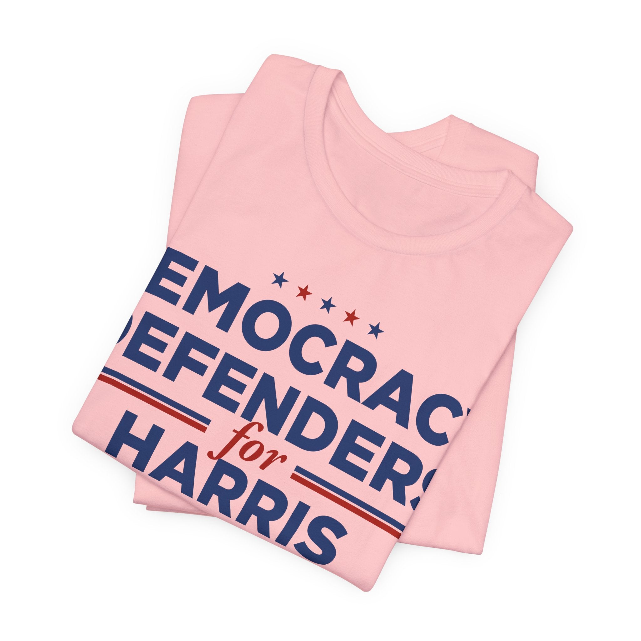 Democracy Defenders for Harris 2028 T-Shirt | Bella+Canvas 3001 Political Graphic Tee