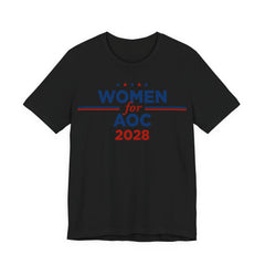 Women for AOC for President Campaign T-Shirt 2028