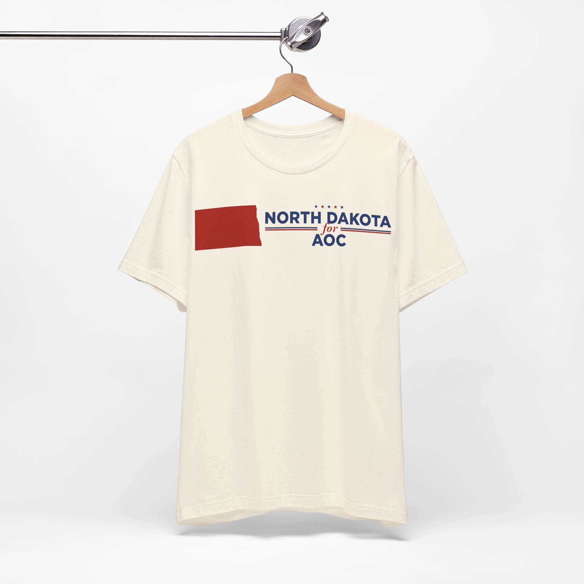 North Dakota for AOC for President Campaign T-Shirt 2028