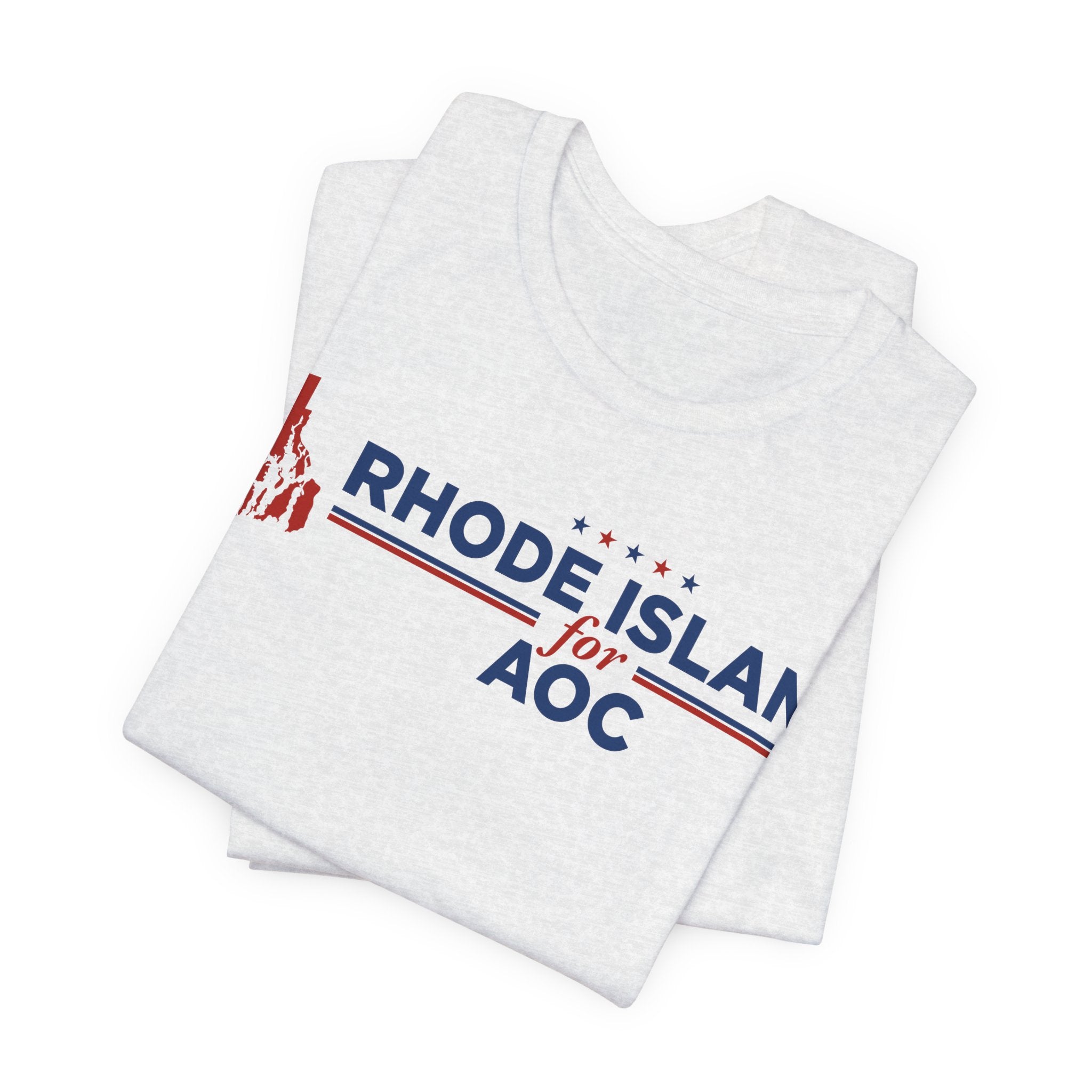 Rhode Island for AOC for President Campaign T-Shirt 2028