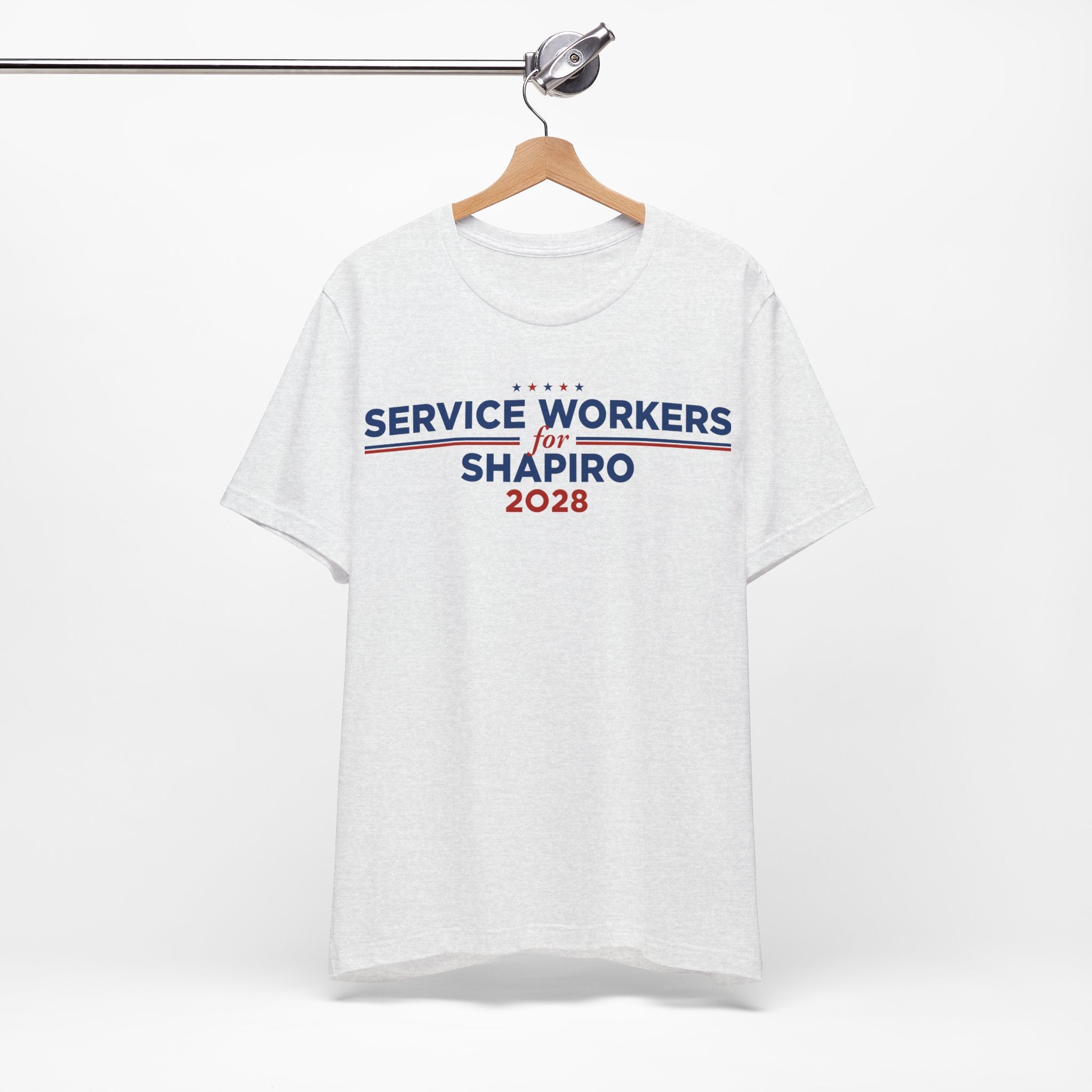 Service Workers for Josh Shapiro for President Campaign T-Shirt 2028