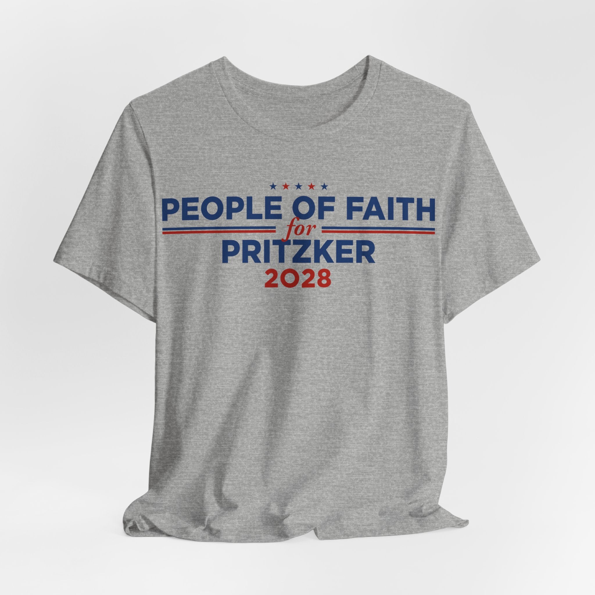 People of Faith for J.B. Pritzker for President Campaign T-Shirt 2028