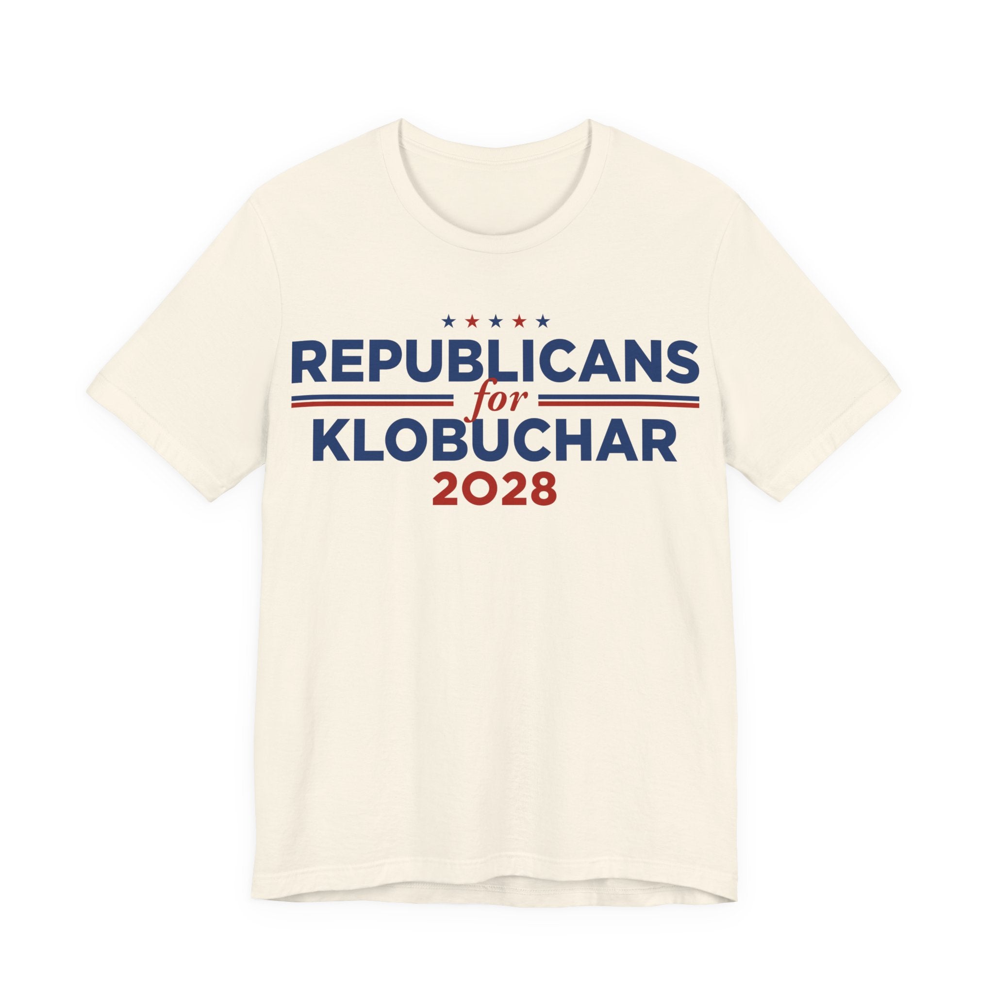Republicans for Amy Klobuchar Campaign T-Shirt for President 2028