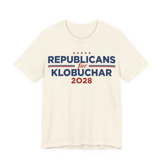 Republicans for Amy Klobuchar Campaign T-Shirt for President 2028