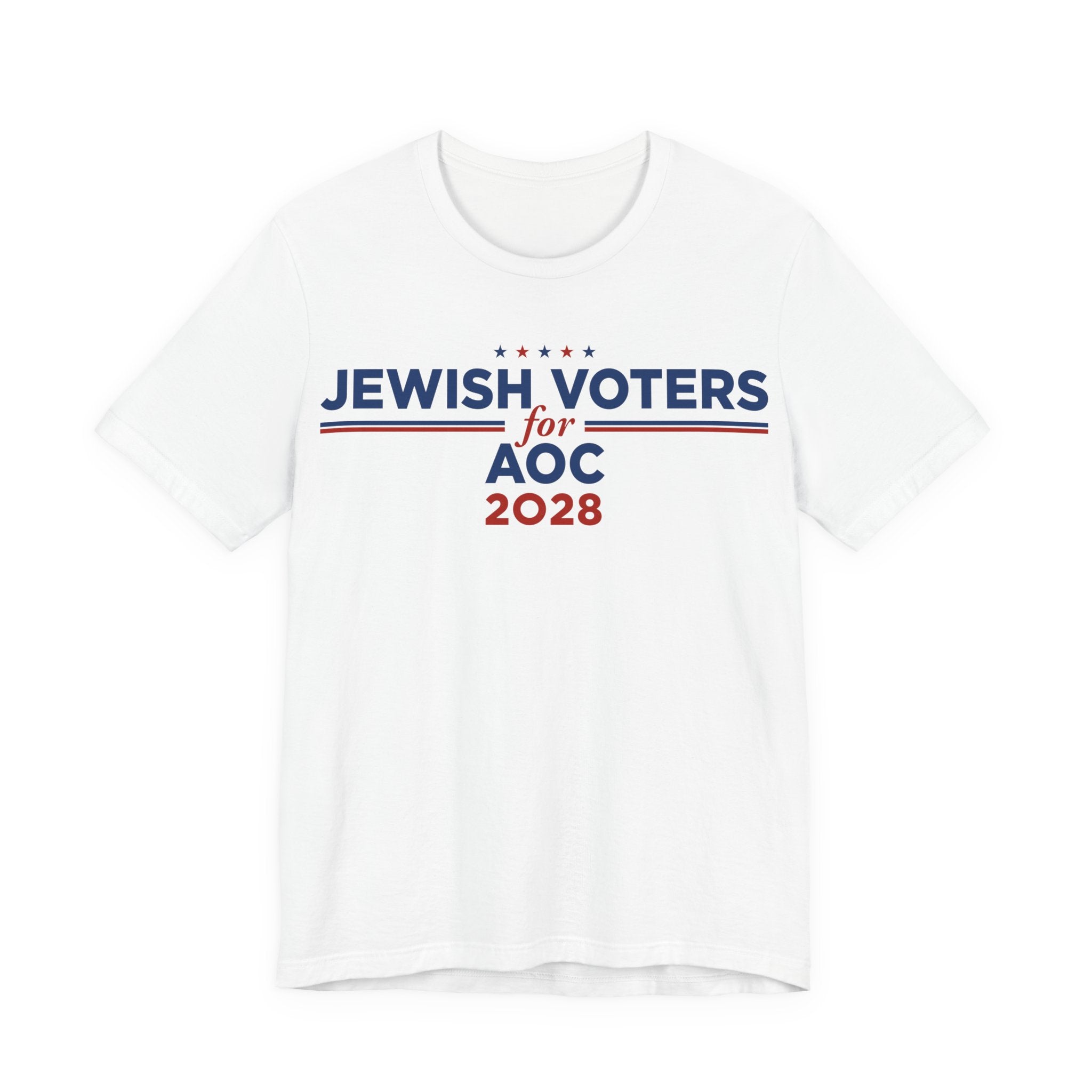 Jewish Voters for AOC for President Campaign T-Shirt 2028