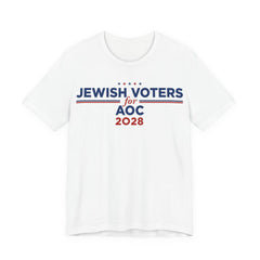 Jewish Voters for AOC for President Campaign T-Shirt 2028