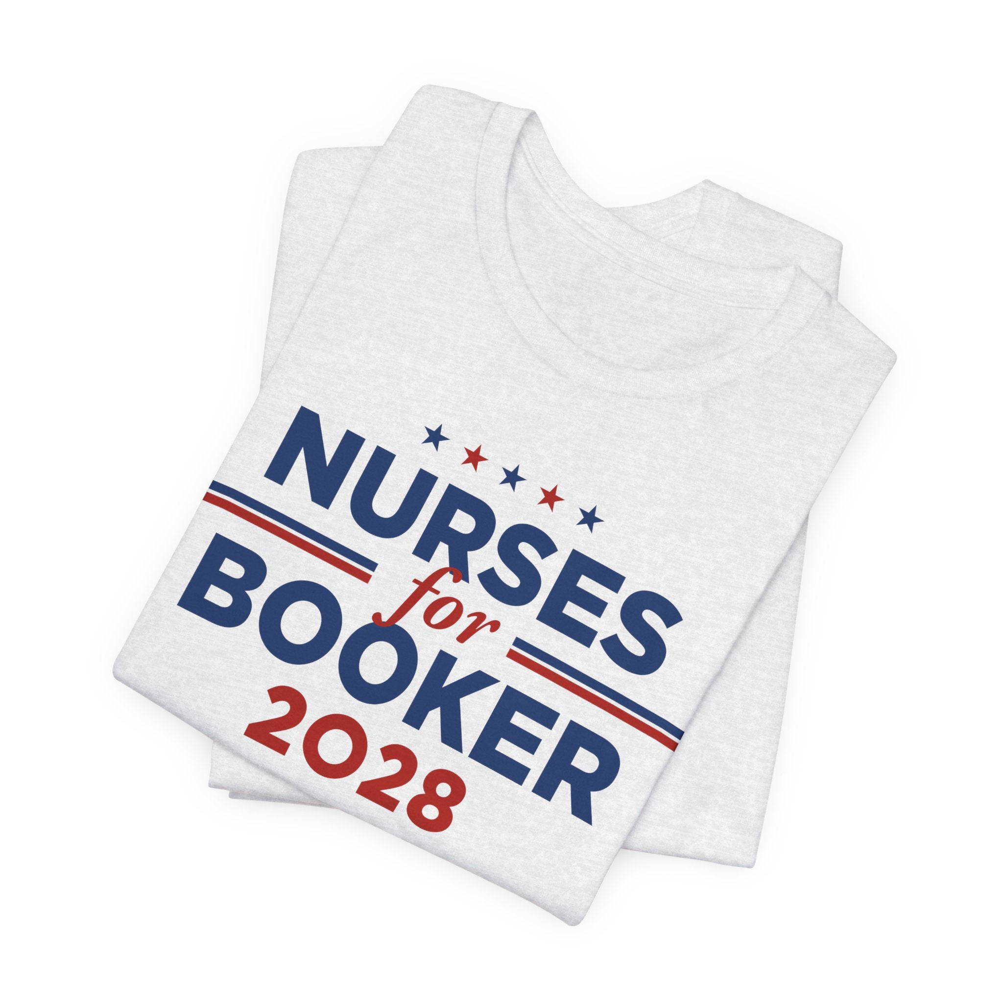 Nurses for Cory Booker for President Campaign T-Shirt 2028